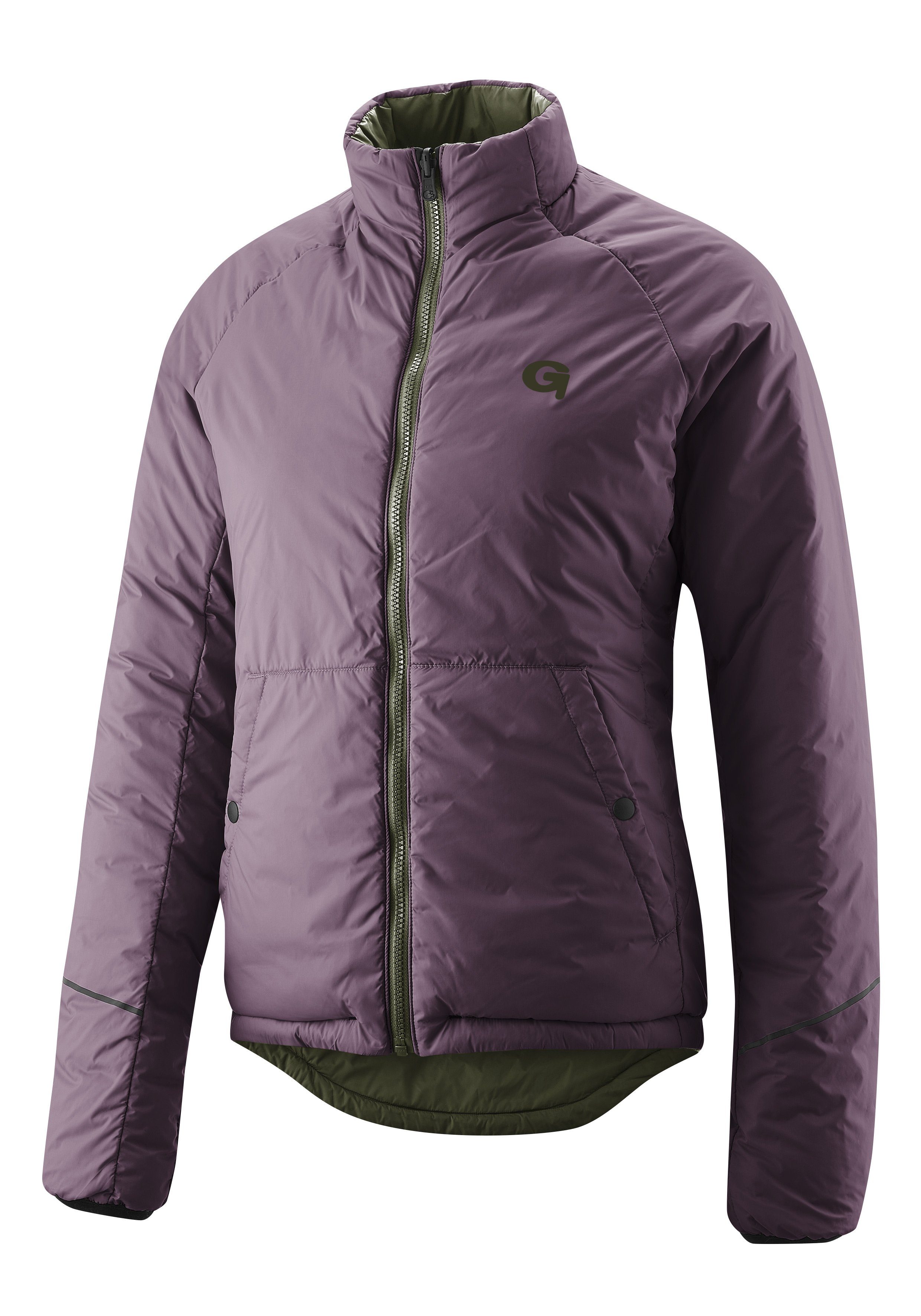 Gonso Fietsjack SORIO Dames Primaloft-jack, warme en ademende omkeerbare jas