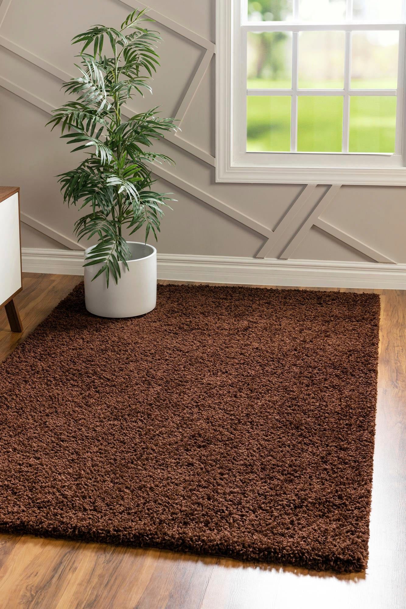 Myflair Möbel & Accessoires Hoogpolig vloerkleed Shaggy shag voorraadopruiming geweven, unikleurig, ideaal in de woonkamer & slaapkamer