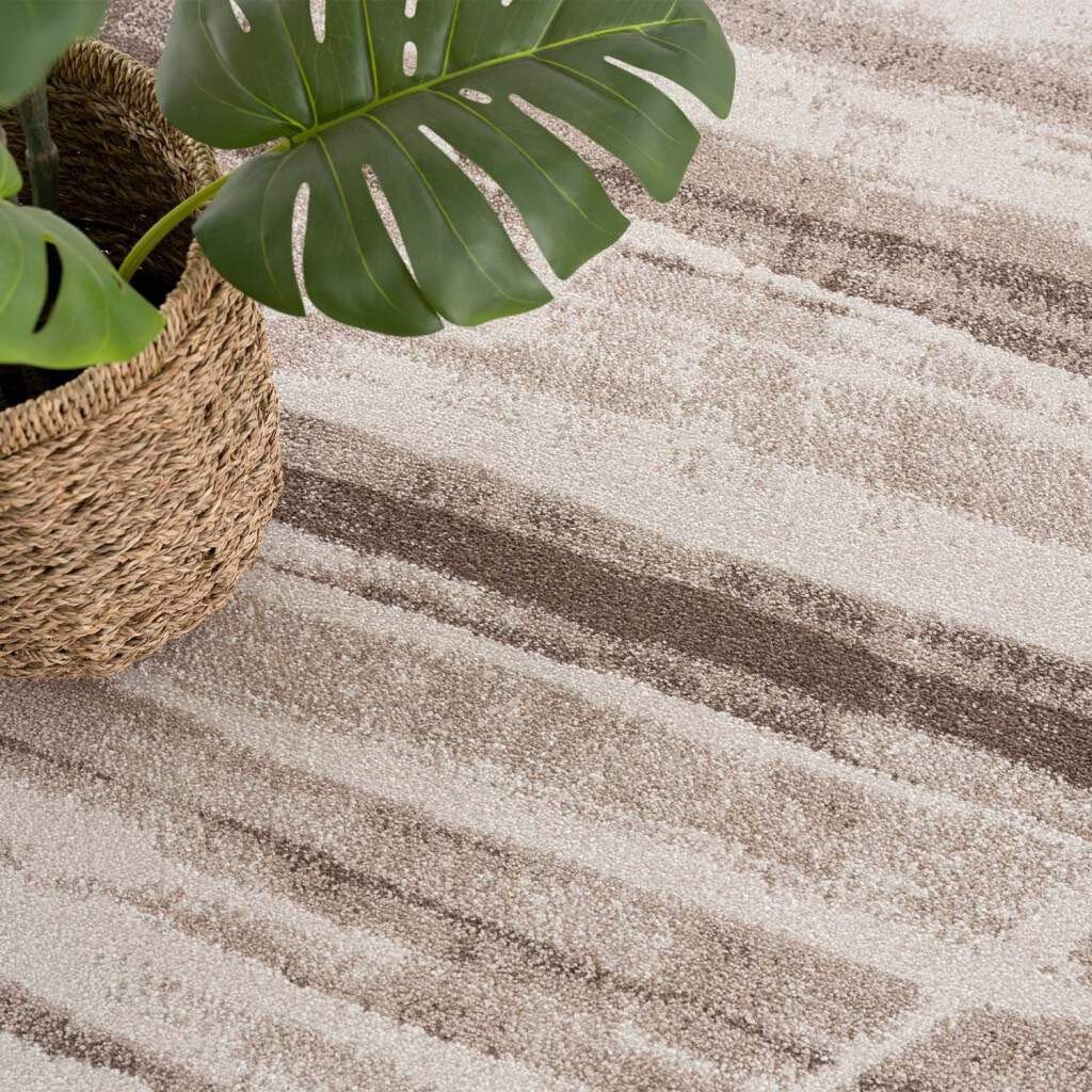 Carpet City Vloerkleed Moda Korte pool, streepmotief, zachte pool