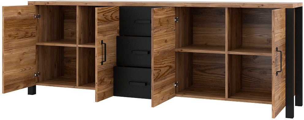 Home affaire Dressoir Olin Breedte 220cm