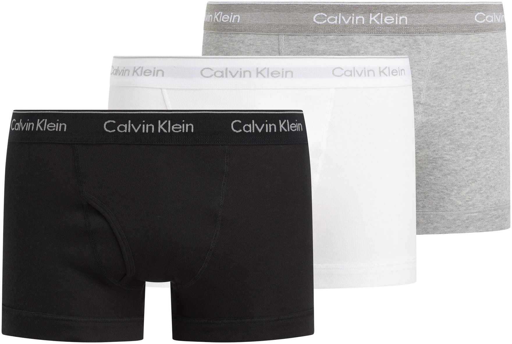 Calvin Klein Underwear Boxershort met band met label in een set van 3 stuks