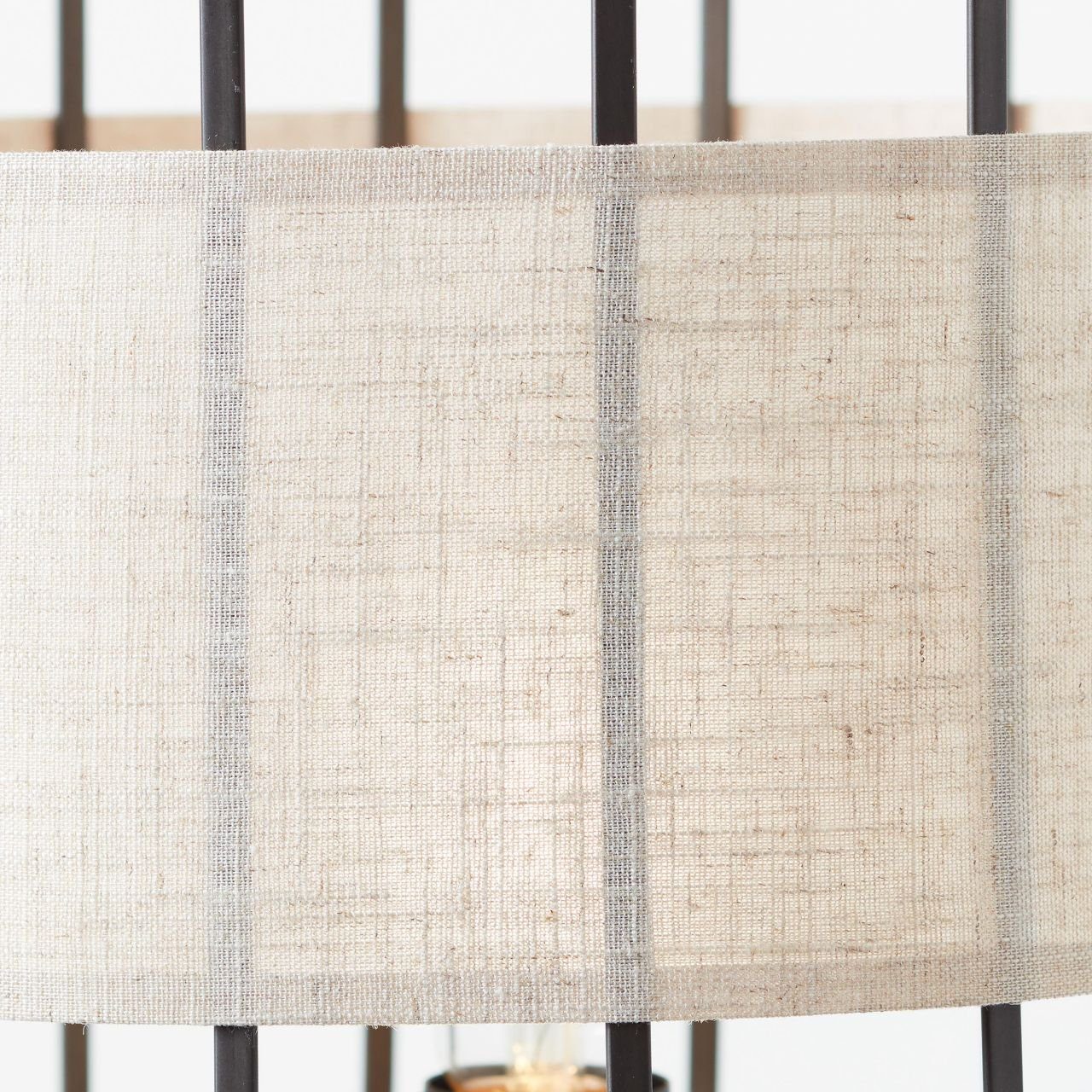Brilliant Leuchten Staande lamp Slope Staande lamp driebenig zwart/naturel (1 stuk)