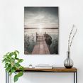 reinders! artprint slim frame wood 50x70 scandic jetty blauw