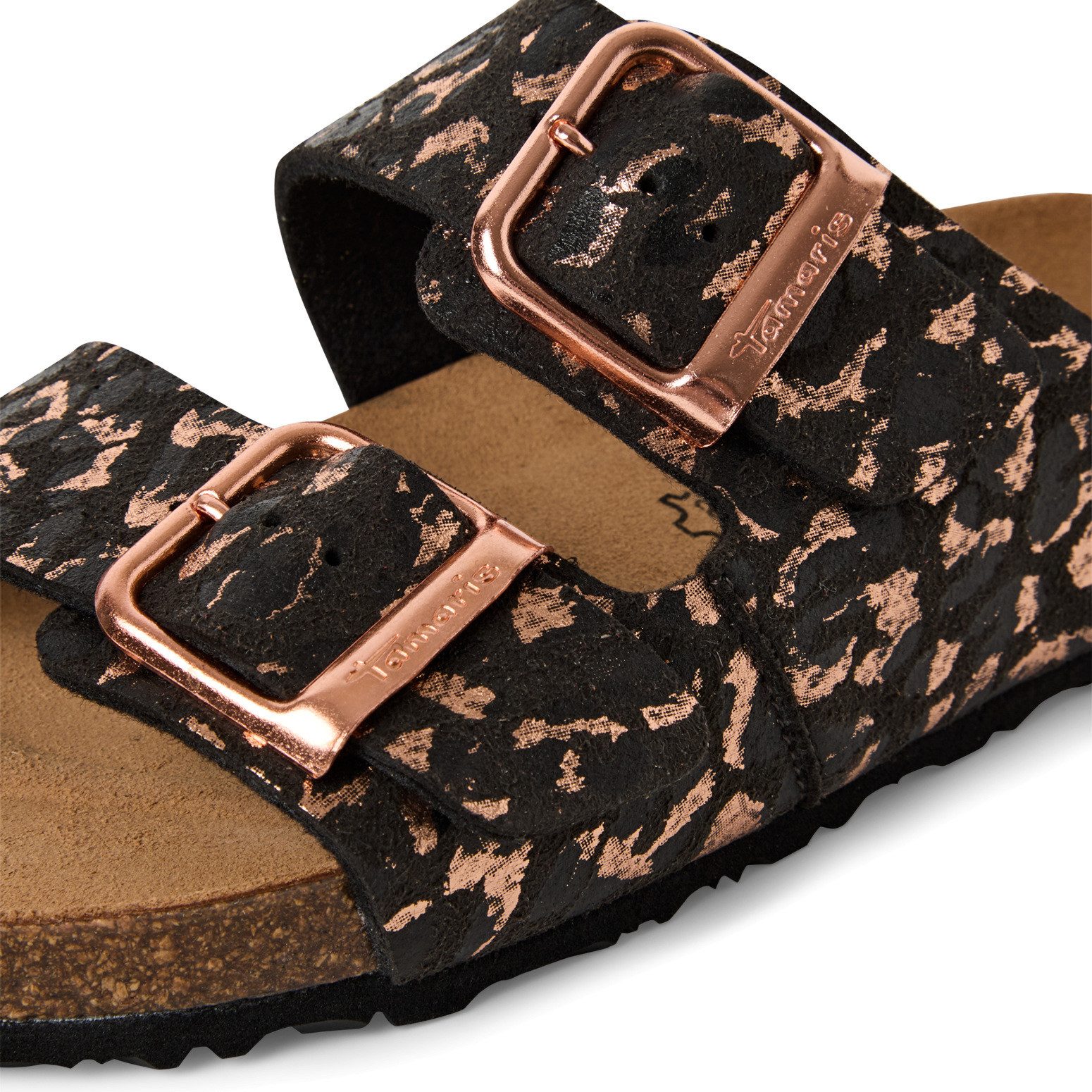 Tamaris Slippers zomerschoen, slippers met gepolsterde binnenzool