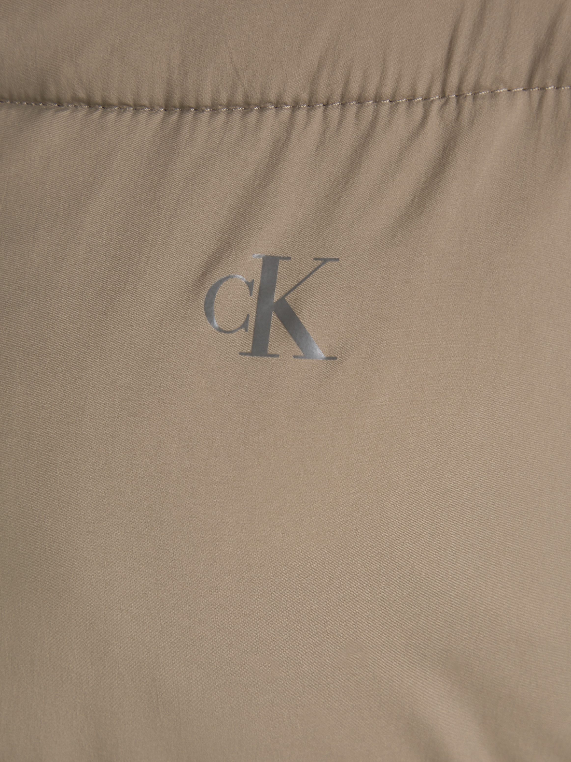 Calvin Klein Gewatteerde jas LOGO SHORT HOODED PUFFER