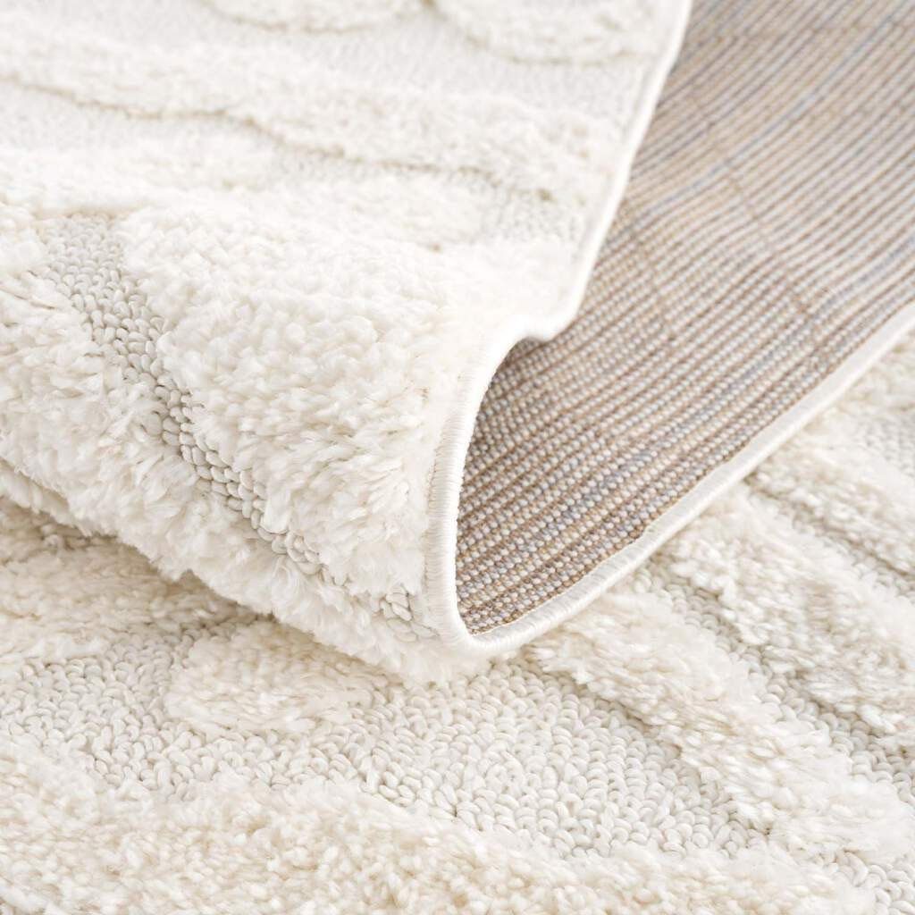 Carpet City Hoogpolig vloerkleed Focus 3382 Boho-tapijt, hoog-laag patroon / 3D-effect, voor woonkamer, slaapkamer