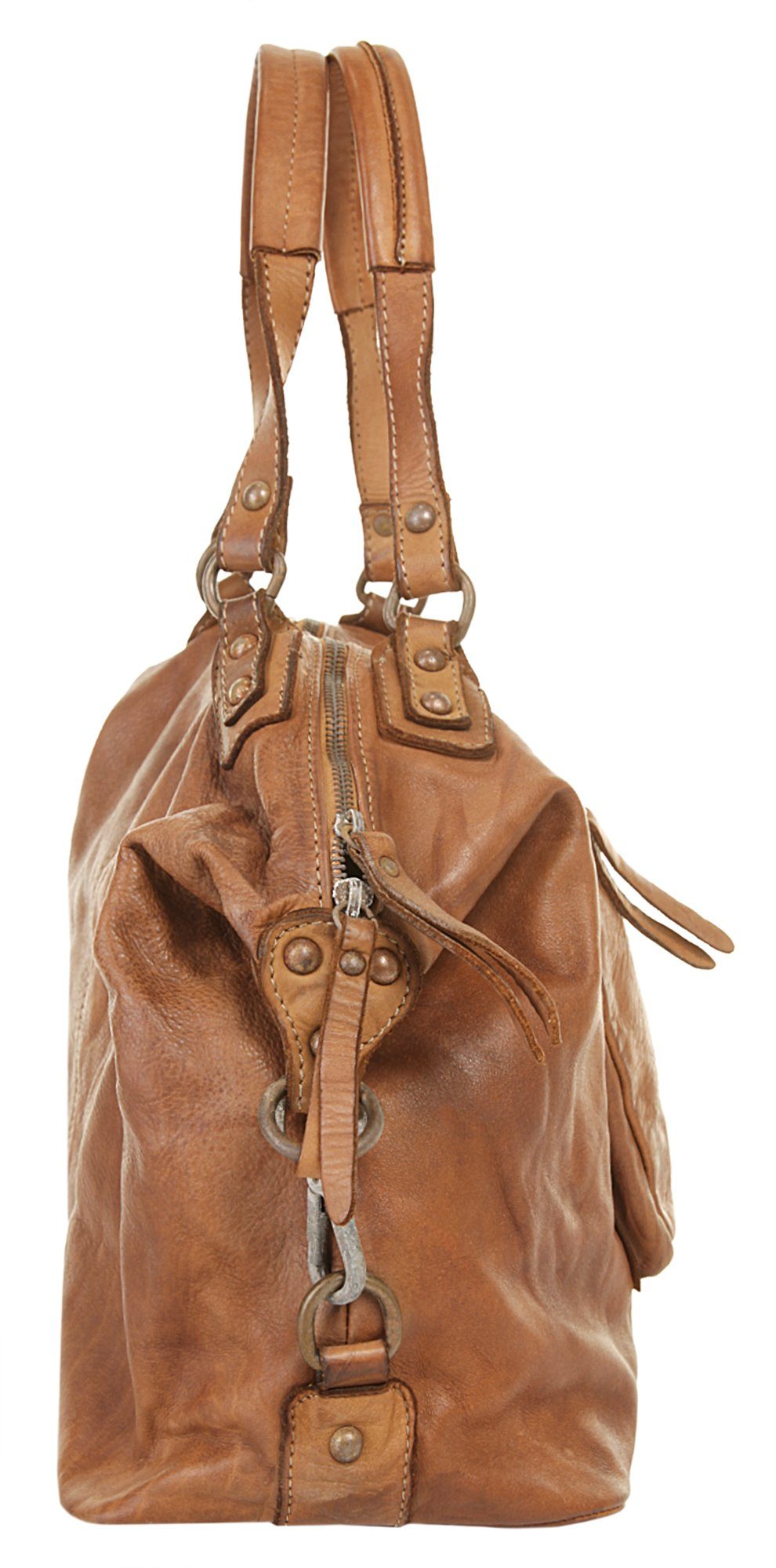 X-Zone Shopper echt leer, made in italy