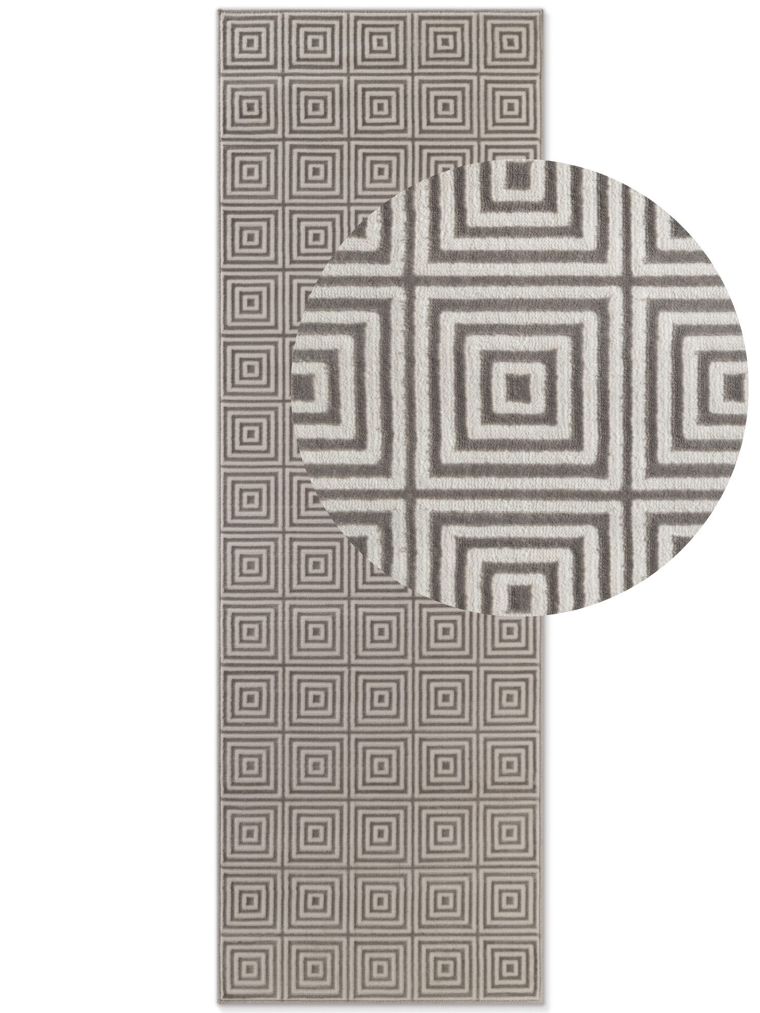 ELLE DECORATION Design-vloerkleed Tourmaline Woonkamer, slaapkamer, loper, hoog-laag effect, gang, glans