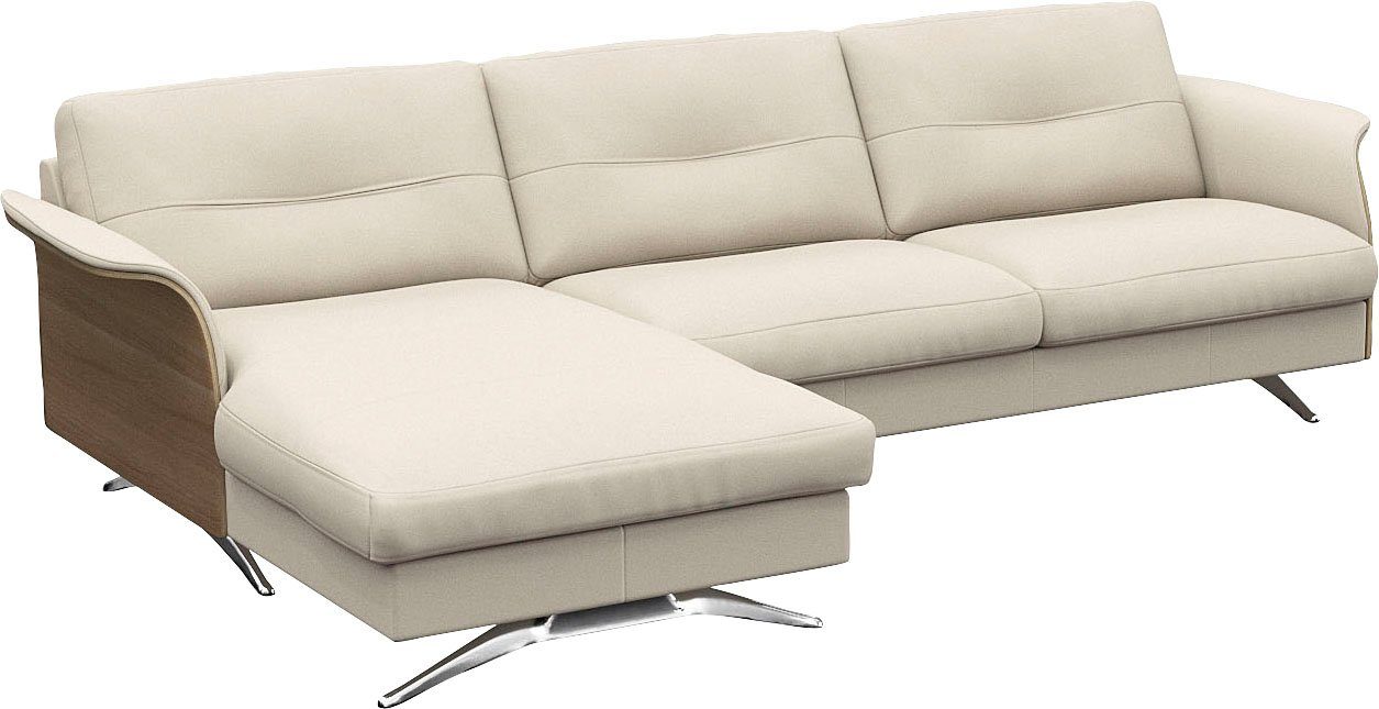 FLEXLUX Hoekbank Glow comfortabel en comfortabel door hoogwaardige zitconstructie, L-vorm
