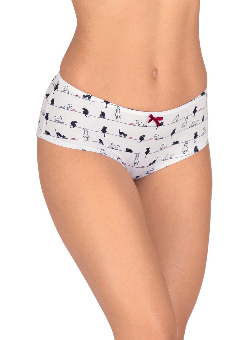 Trigema Boxershort  heuphipster met elastische band en strikjes (1 stuk)