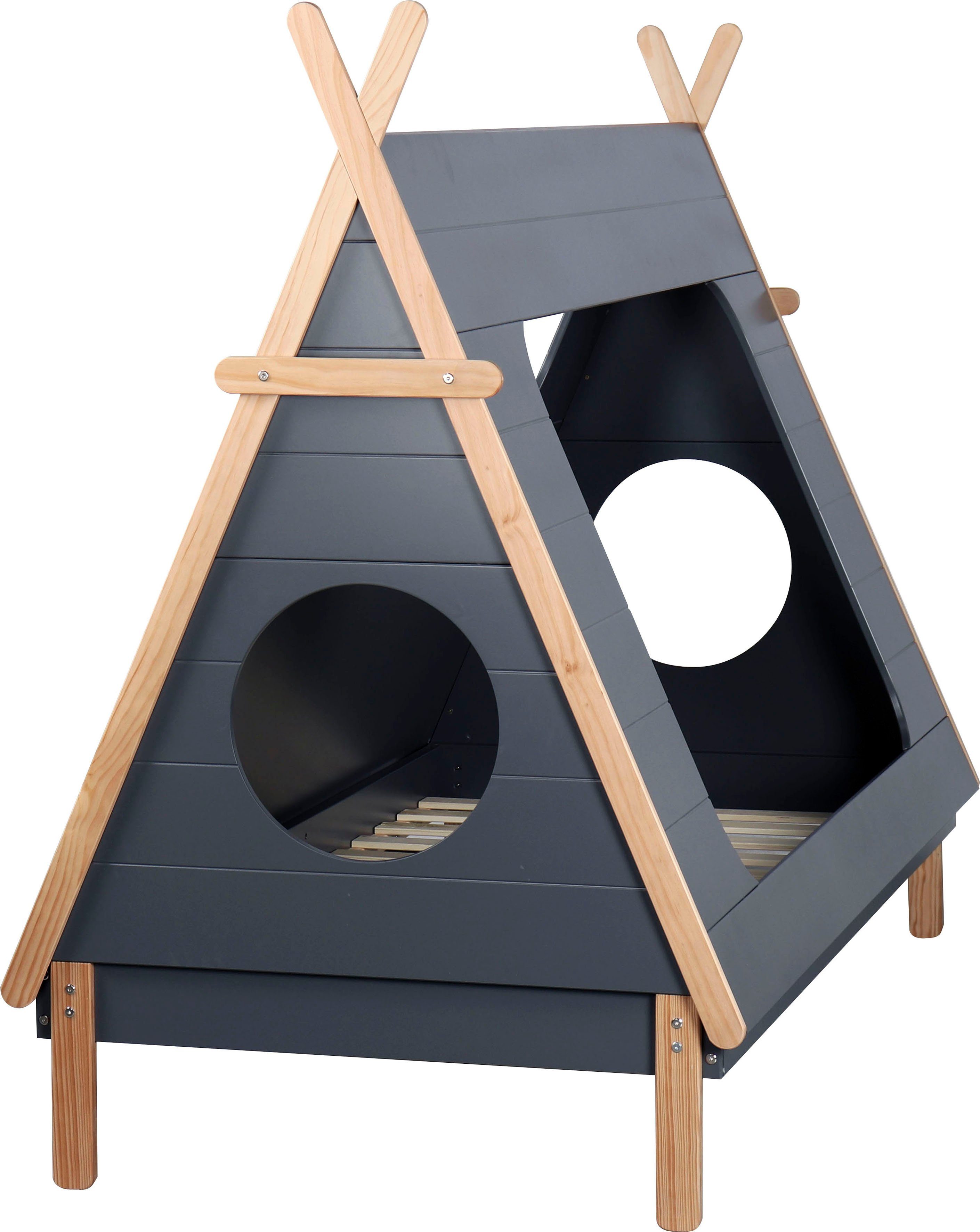 Lüttenhütt Kinderledikant LETTY in tentvorm, bedhuis, tentbed