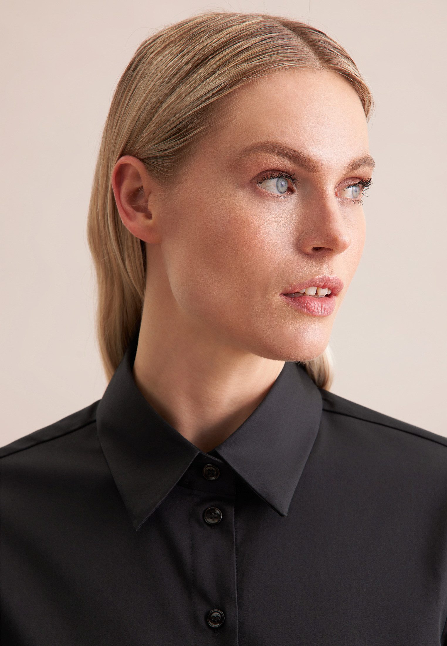 seidensticker Overhemdblouse 1/1 kraag uni