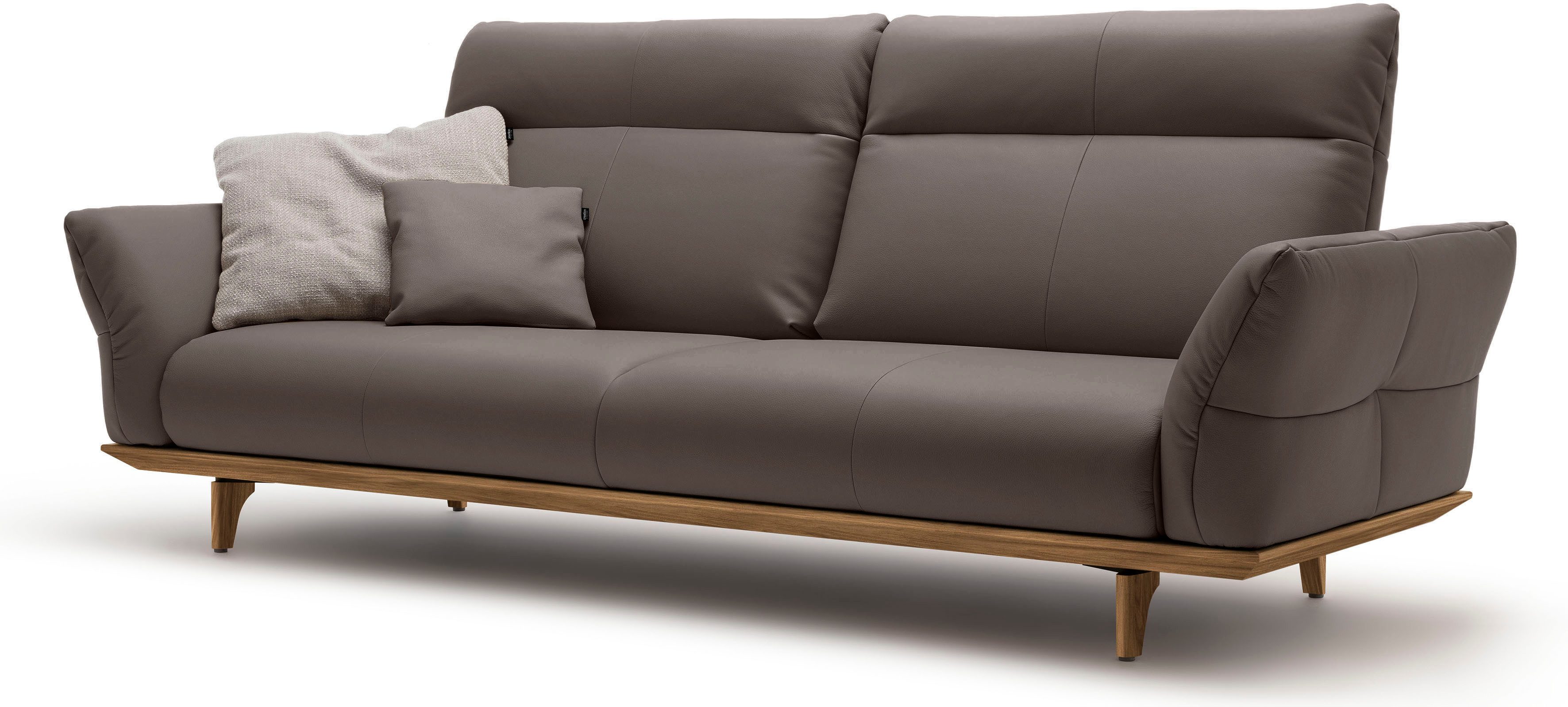 Creation BY ROLF BENZ 3,5-zitsbank Hs.460 Onderstel en poten in walnotenhout, breedte 228 cm