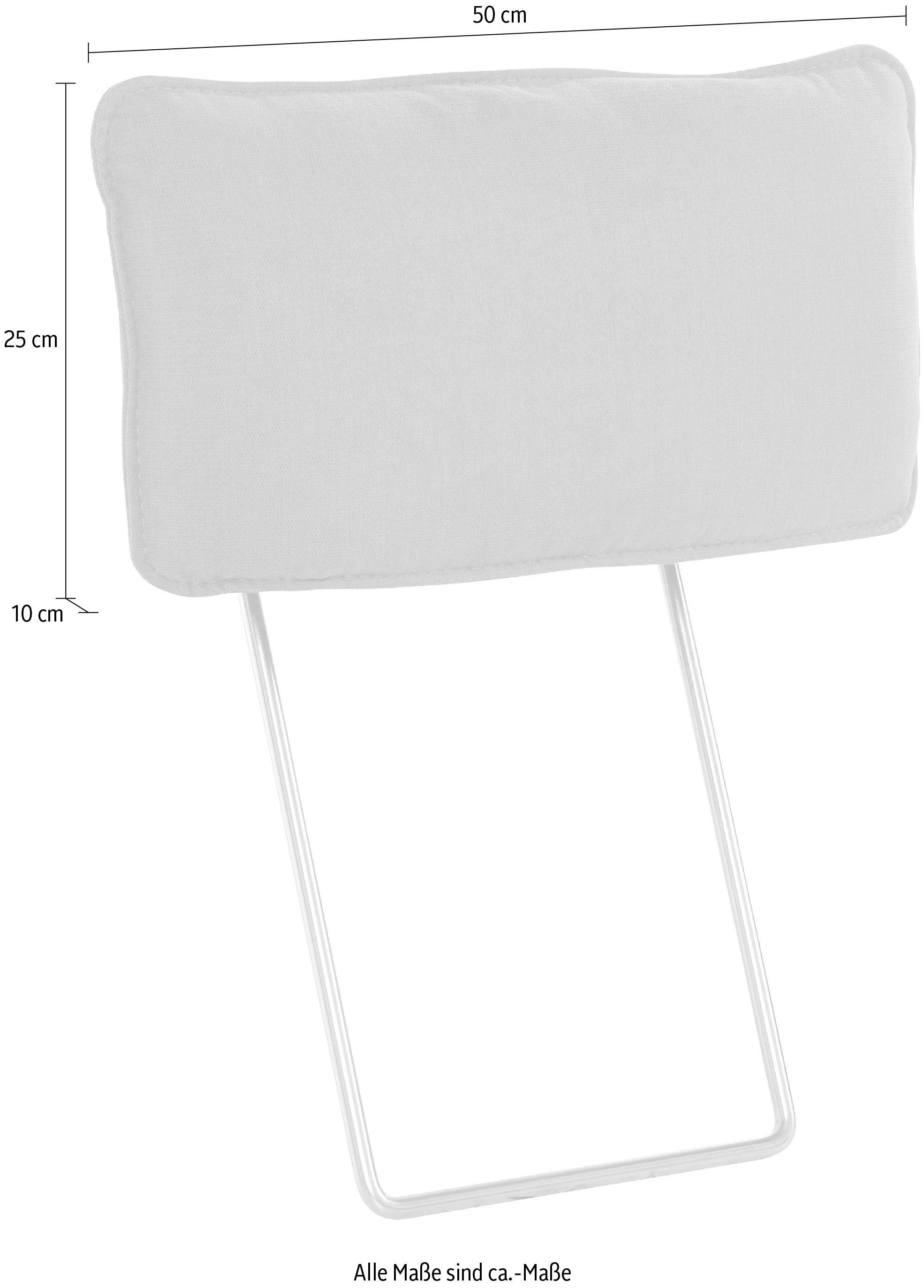 INOSIGN Hoofdsteun Birkholm passend bij de birkholm-serie, bxdxh van het kussen: 50 x 10 x 25 cm (set, 2 stuks)