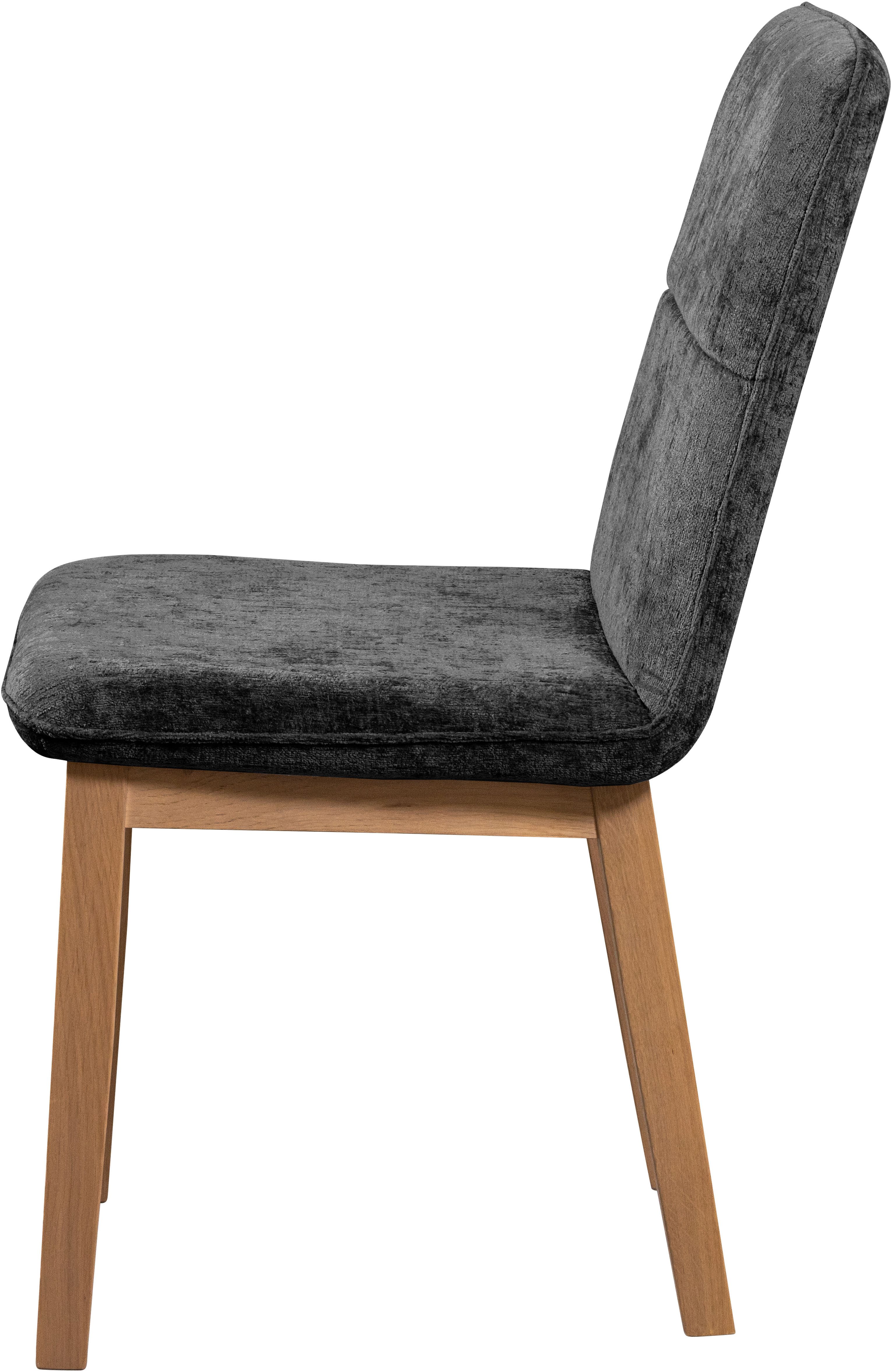 Home affaire Eethoek Louise + Miles eetkamerset, zitgroep, hoekbank, keukenbank Eetkamer zitgroep stoelen tafel en bank comfortabel gepolsterd (4-delig)