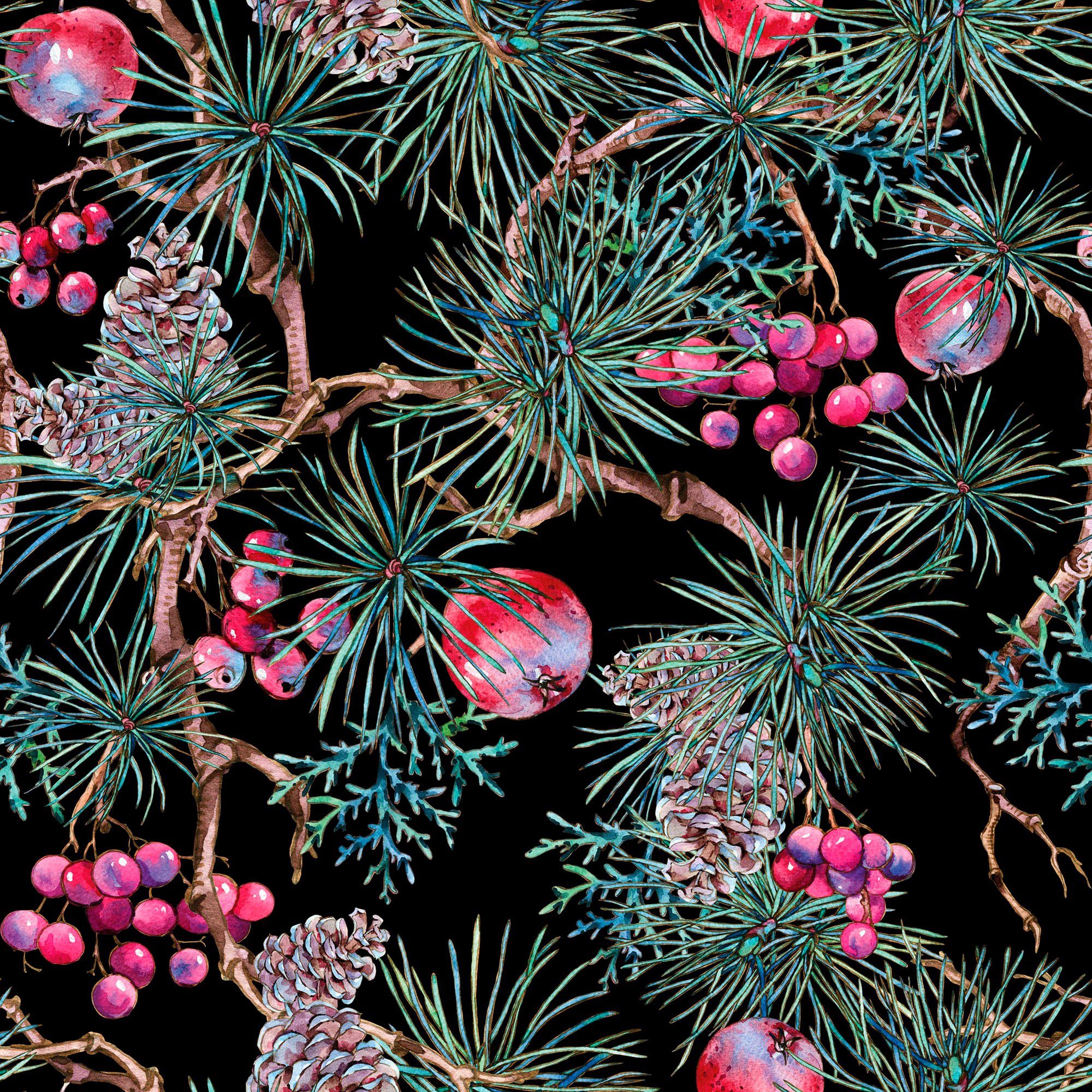 queence Sierkussen Under the Mistletoe Kussenhoes, mistletoe, kerst, feestelijk, groene motief, winterachtig (1 stuk)