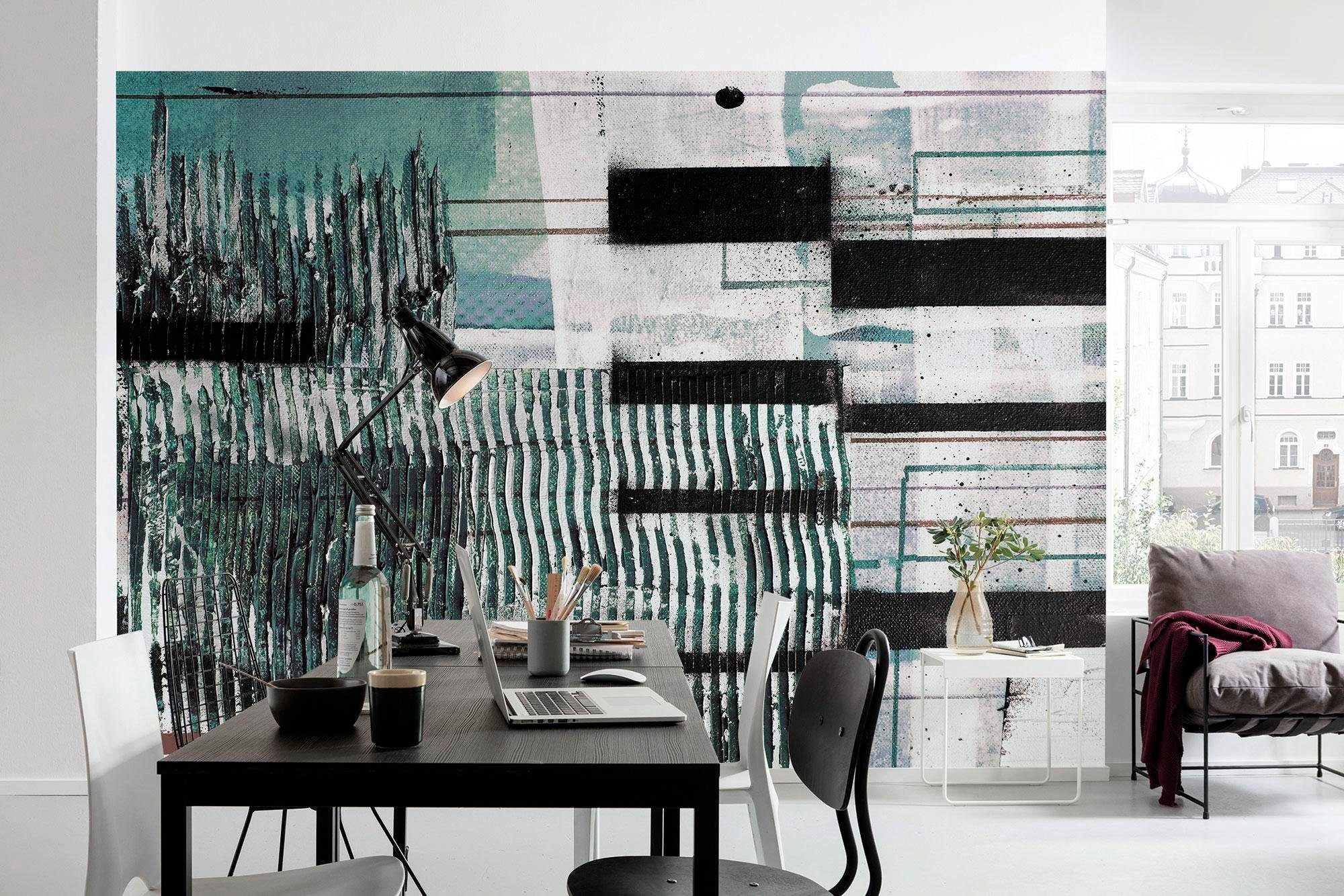 Komar Vliesbehang Digitale print vlies - Fringe Upswept - Afmeting 500 x 280 cm (1 stuk)