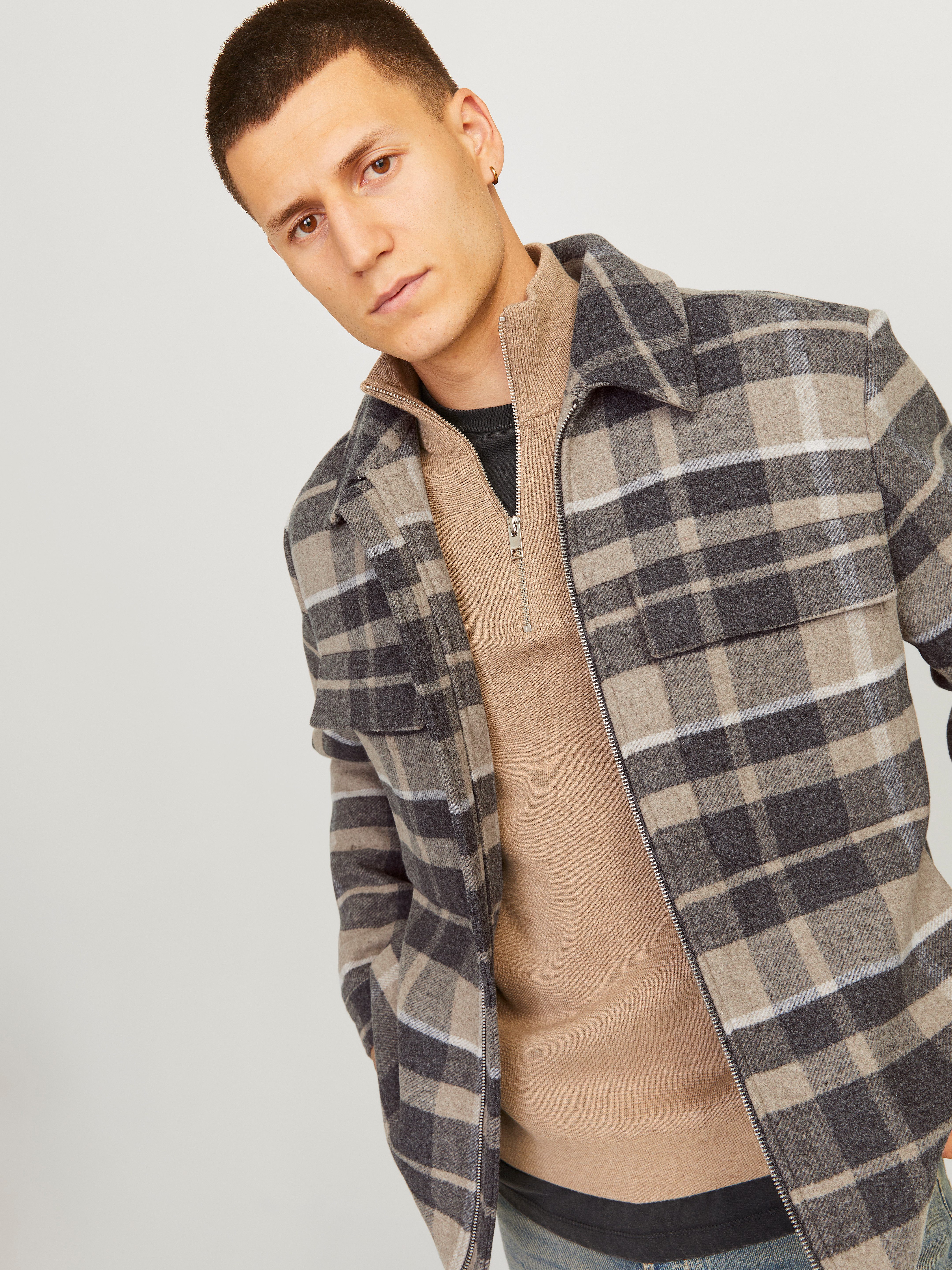 Jack & Jones Wollen jack JPRCCRUSSEL WOOL BLEND JACKET SN