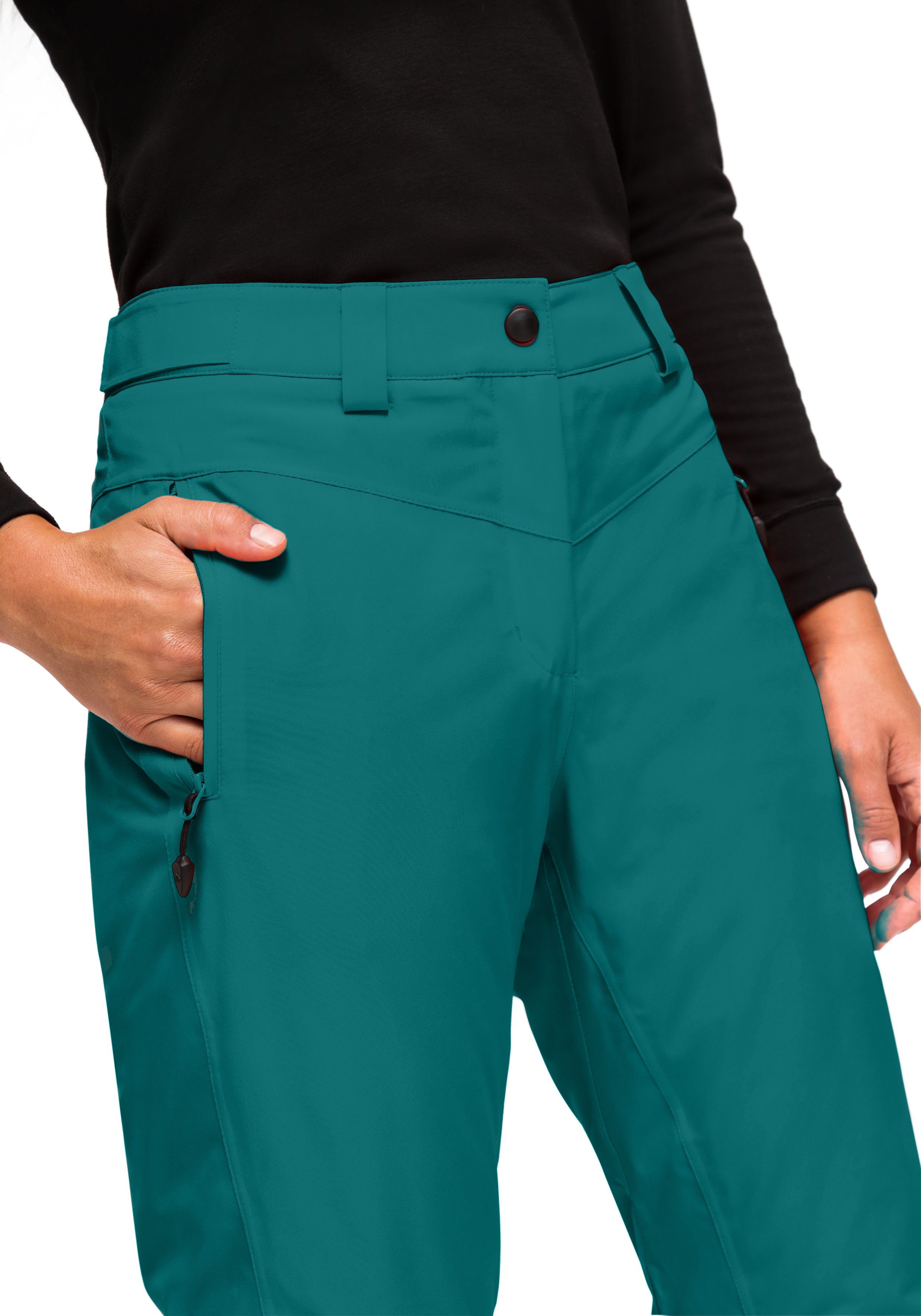 Maier Sports Skibroek Ronka Dames sneeuwbroek, wind- en waterdicht, 2 ritszakken, regular fit