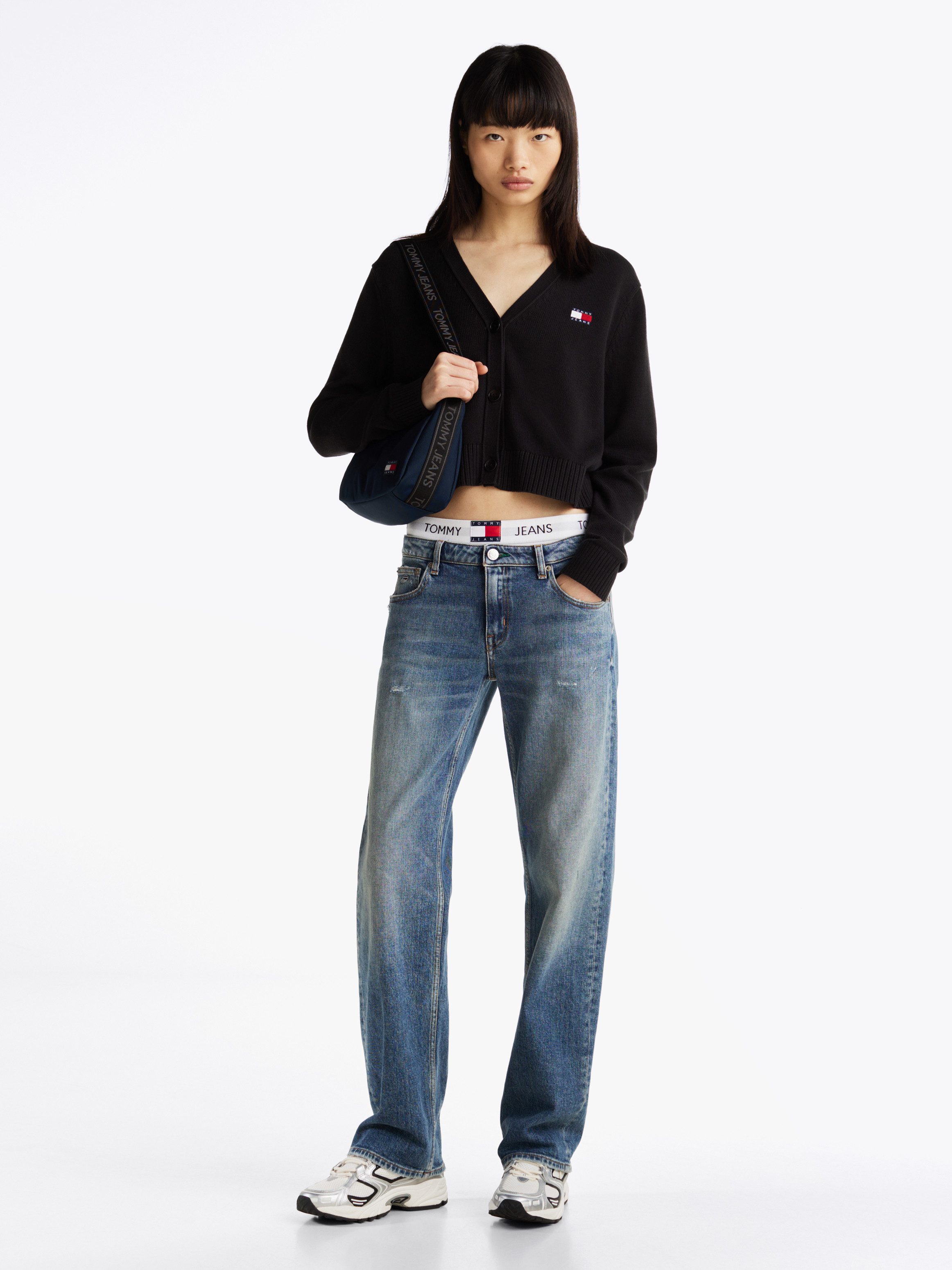 Tommy Jeans Curve Vest TJW ESSENTIAL BADGE CARDIGAN EXT