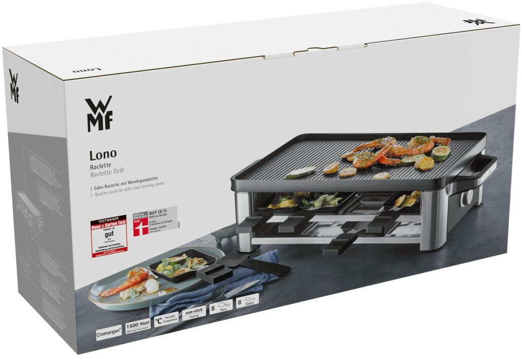 WMF Raclette LONO, incl. parkeerlaag voor ongebruikte pannetjes