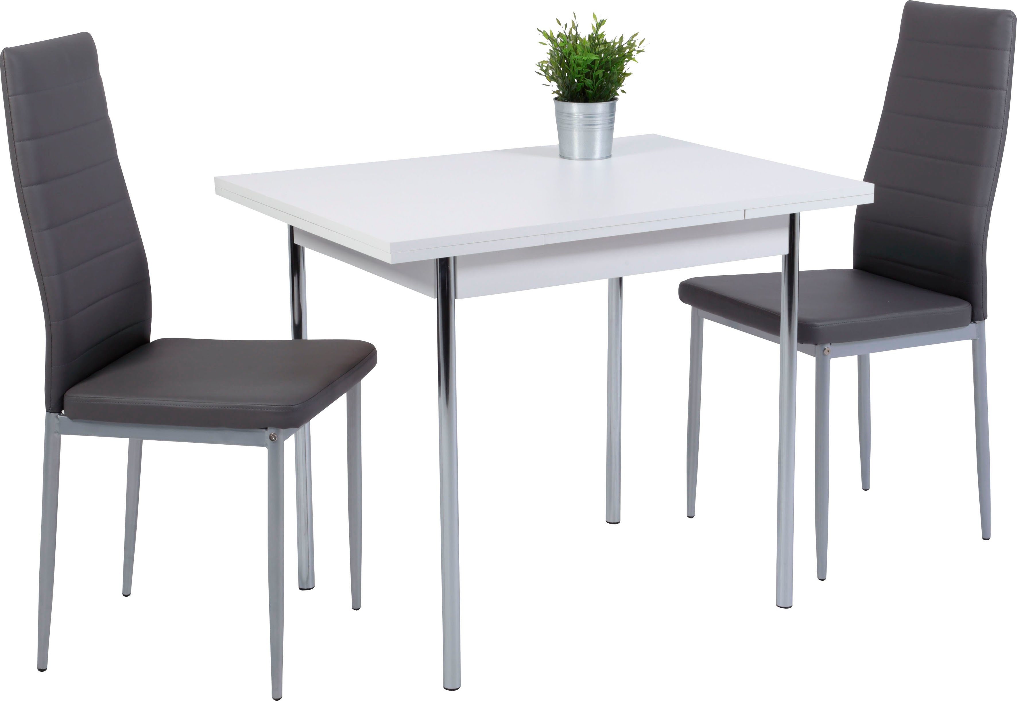 HELA Eettafel Bonn I T P uittrekbaar 90-142 cm