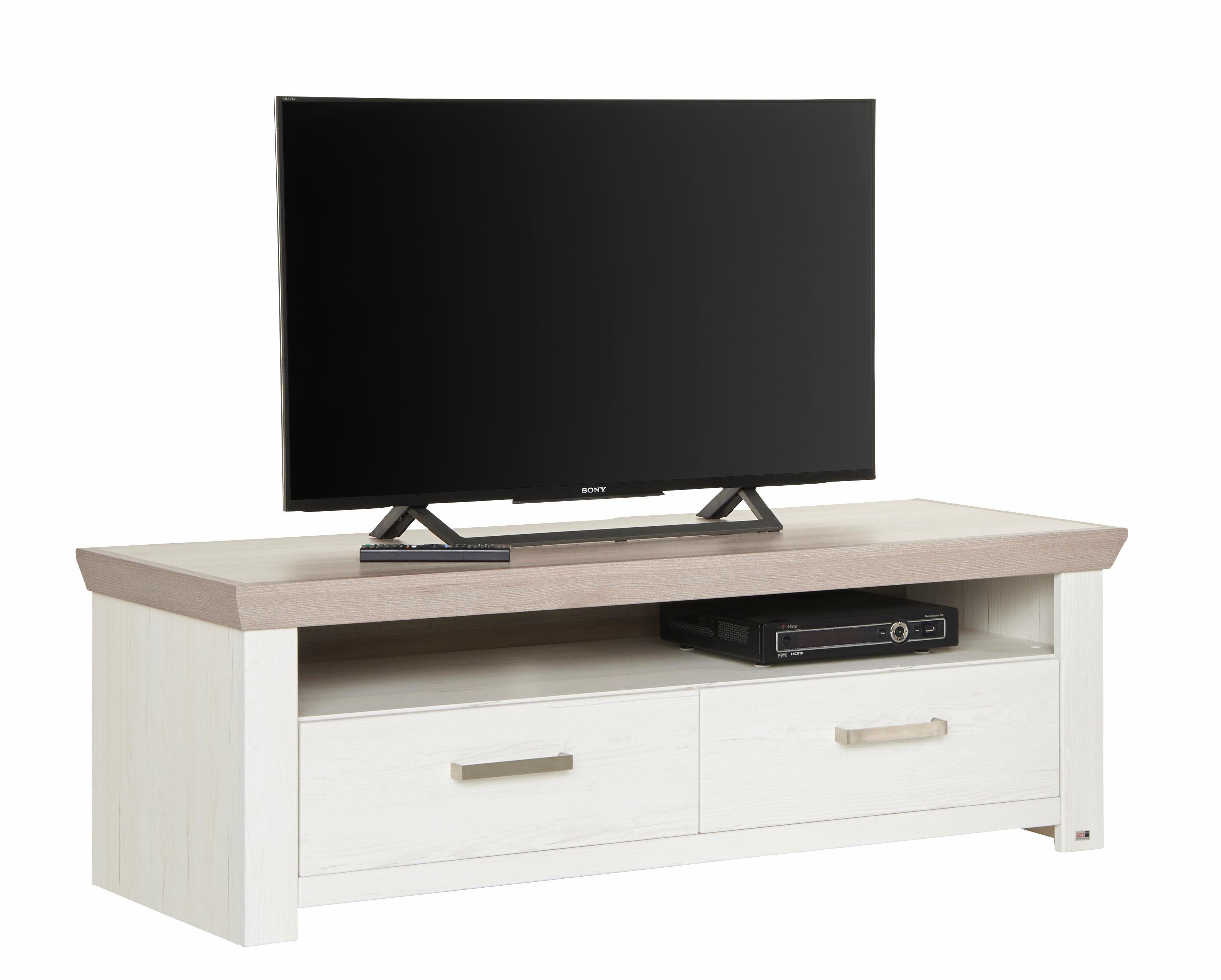 set one by Musterring Tv-meubel York Type 31, met 2 laden, verlichting optioneel, breedte 140 cm