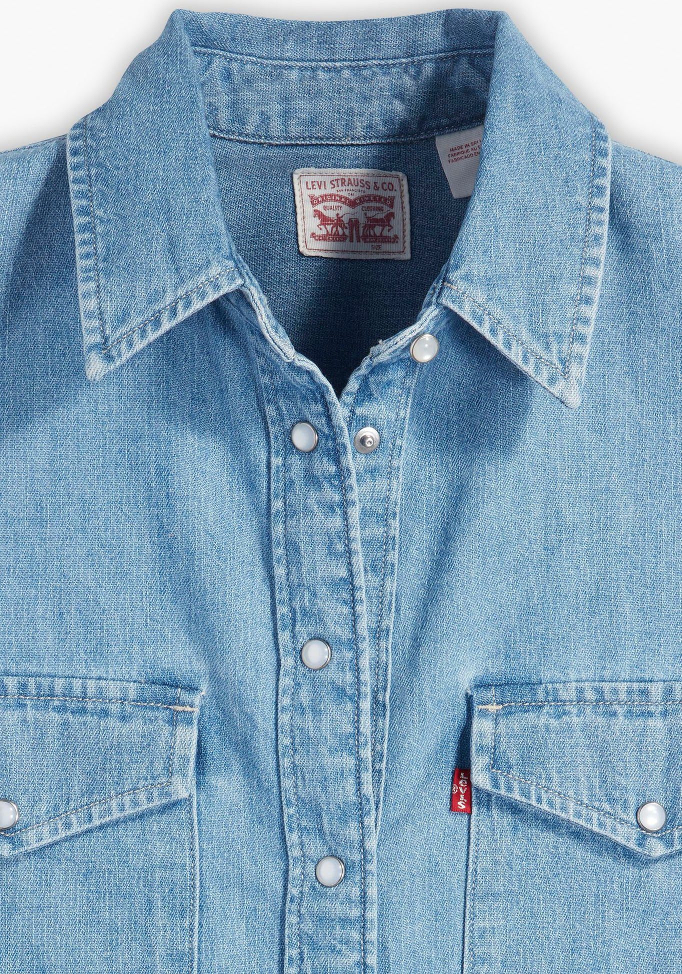 Levi's® Jeans blouse ESSENTIAL WESTERN met borstzakken met drukknopen