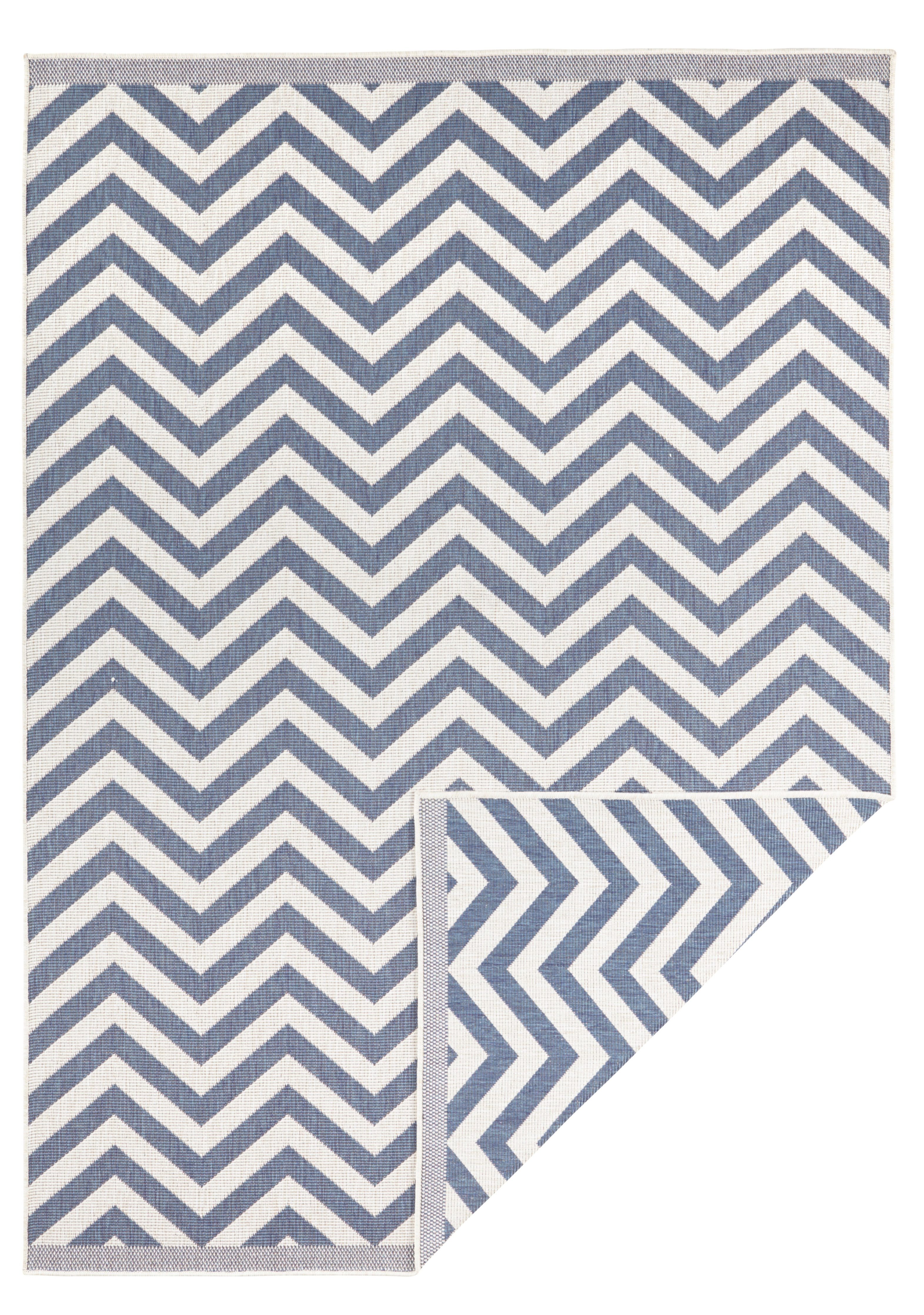 NORTHRUGS Vloerkleed Palma tweezijdig te gebruiken kleed Binnen- en buitengebruik, weerbestendig, balkon, loper, woonkamer, waterbestendig