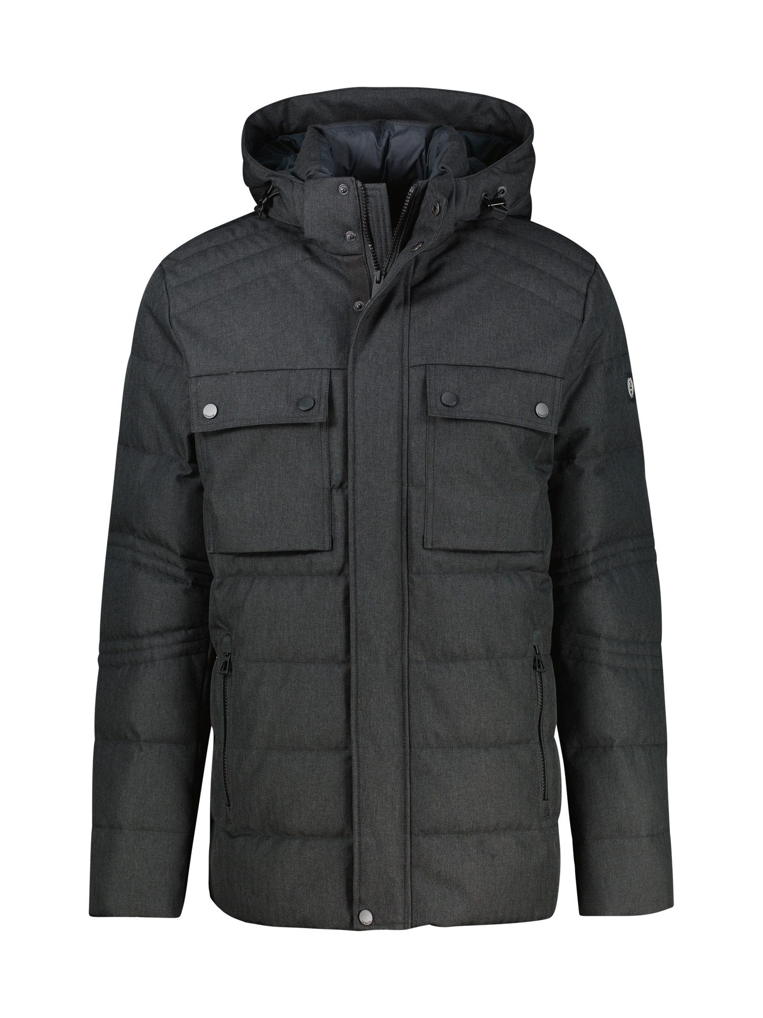 Lerros Gewatteerde jas LERROS Heren fieldjacket in wol-look