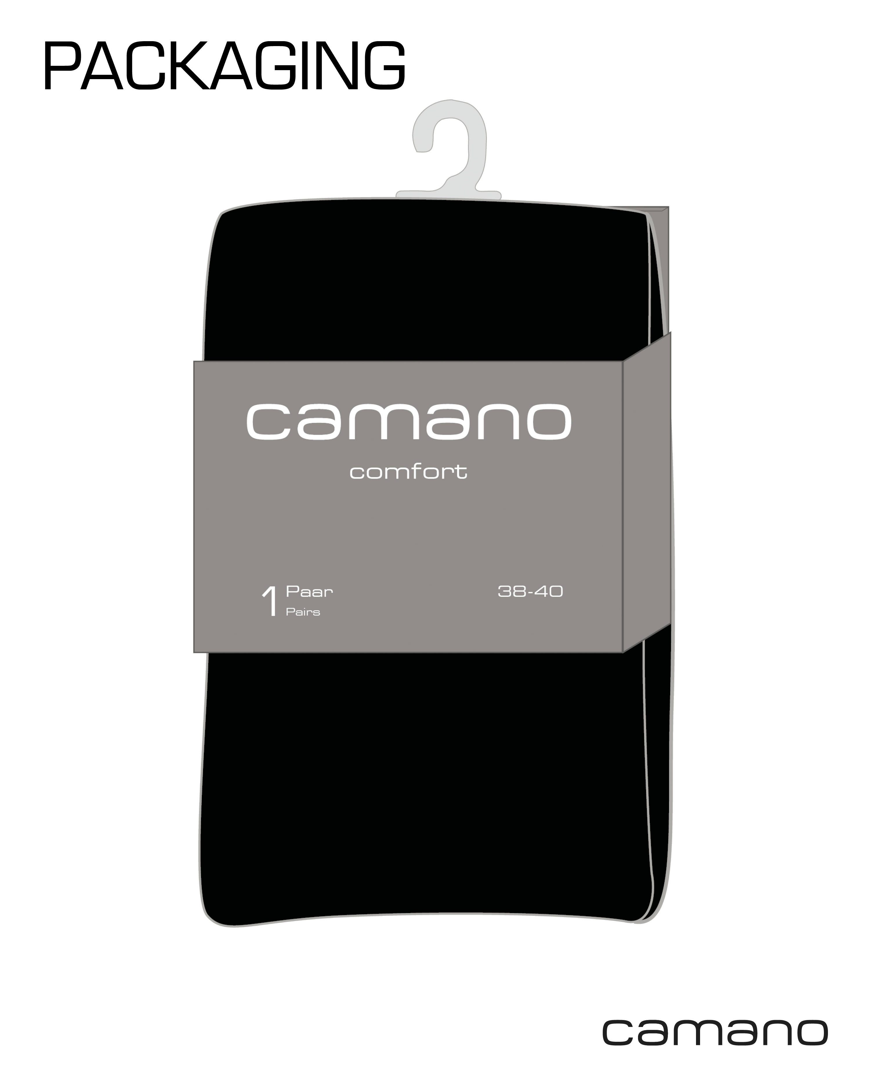 Camano Maillot Comfort Thermo warme & transparante panty, 120DEN, comfort katoen kruis (1-pack)