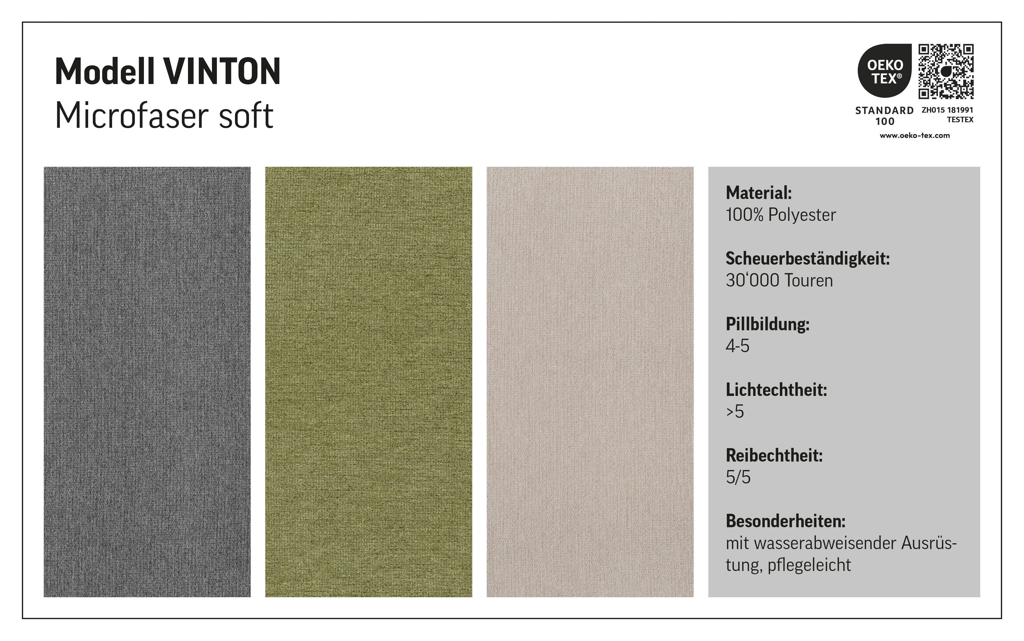 Places of Style Boxspring Vinton van eiken, met ledverlichting, verschillende hardheden (ook h4) (5-delig - 5-delig)