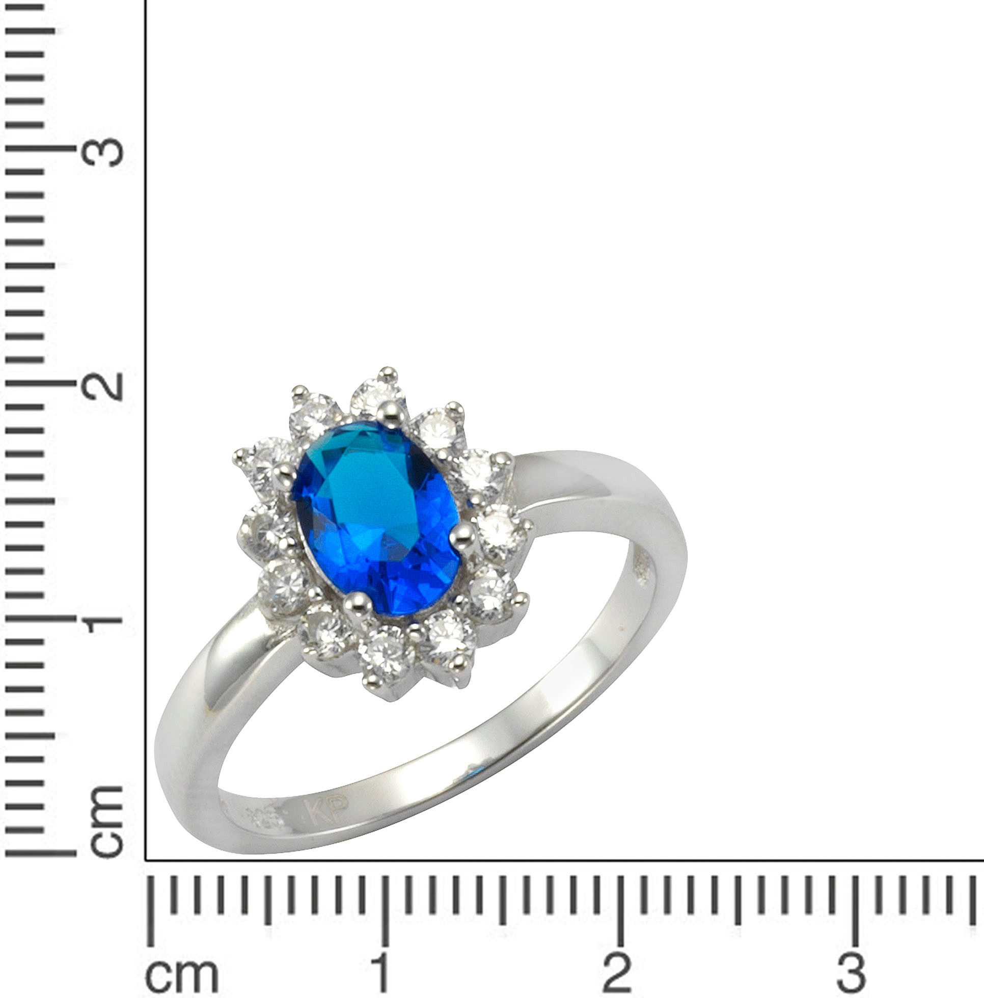 Firetti Zilveren ring Sieraad cadeau zilverkleur 925 vinger ring damesring entourage