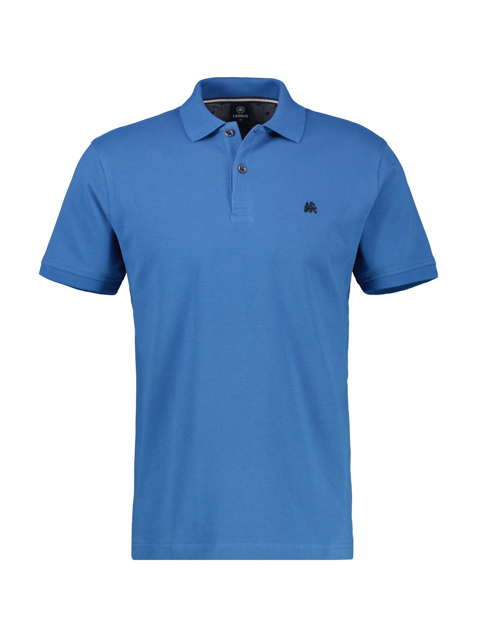 Lerros Shirt met korte mouwen met logoborduursel op borsthoogte