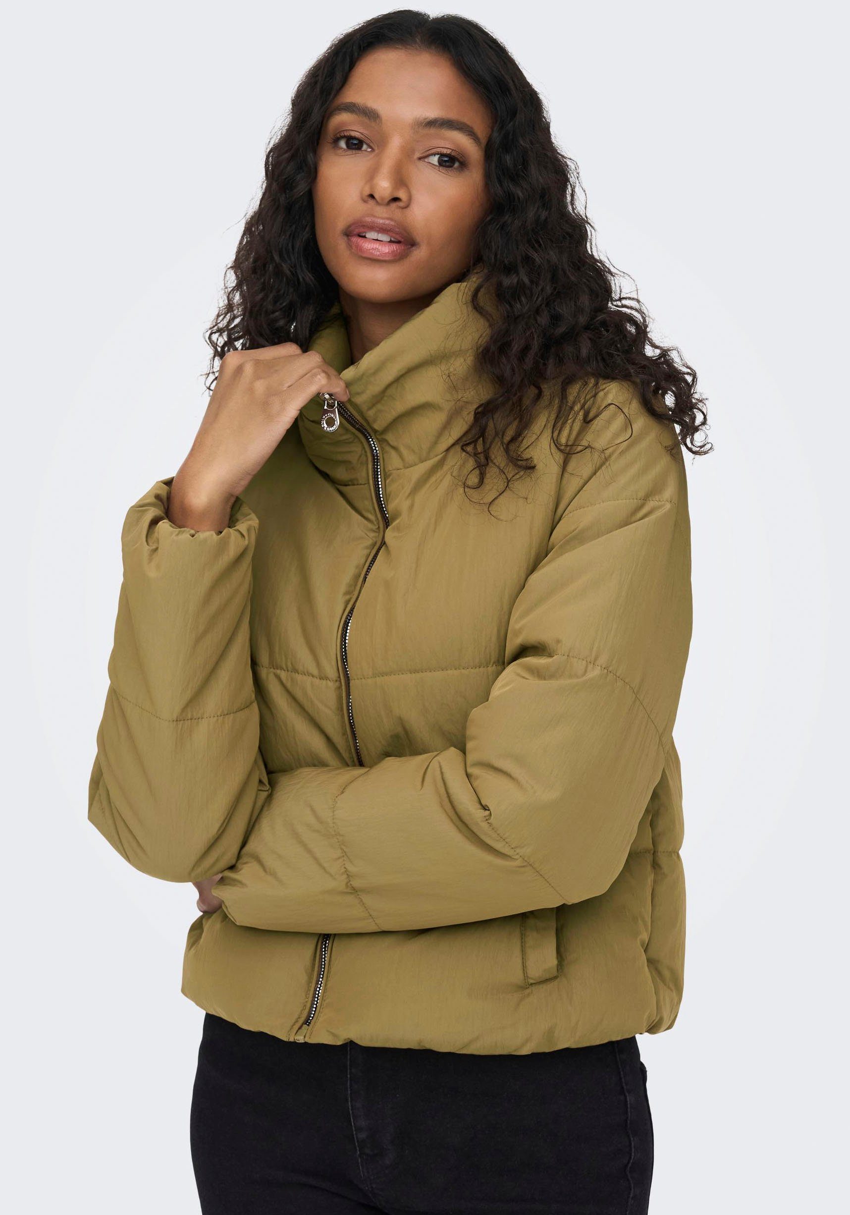Only Gewatteerde jas ONLCAMILLA V-NECK L/S PULLOVER KNT NOOS