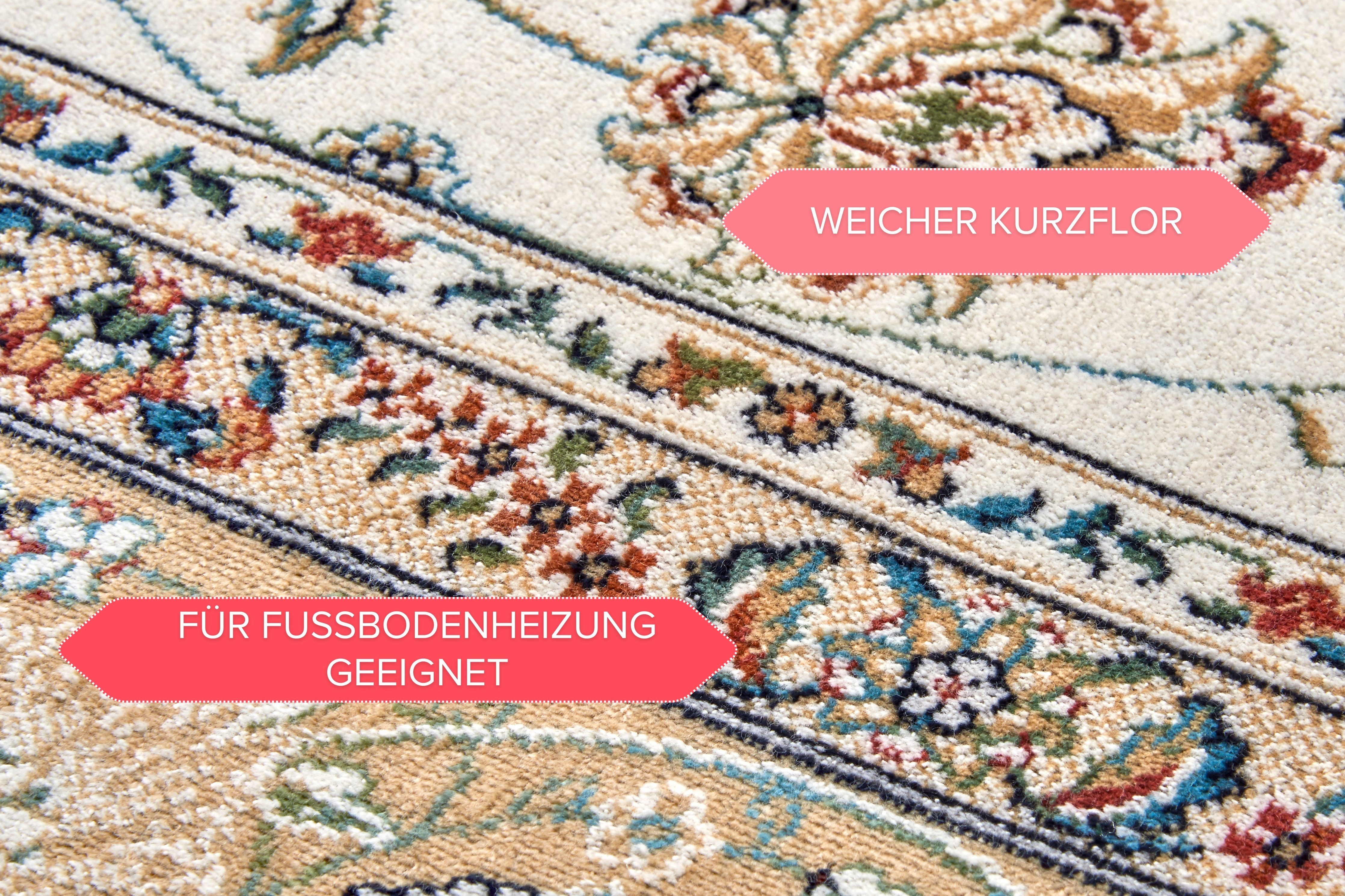 freundin Home Collection Vloerkleed Djamila Oriënt-ontwerp, vintage-look, franjes, onderhoudsvriendelijk, slijtvast