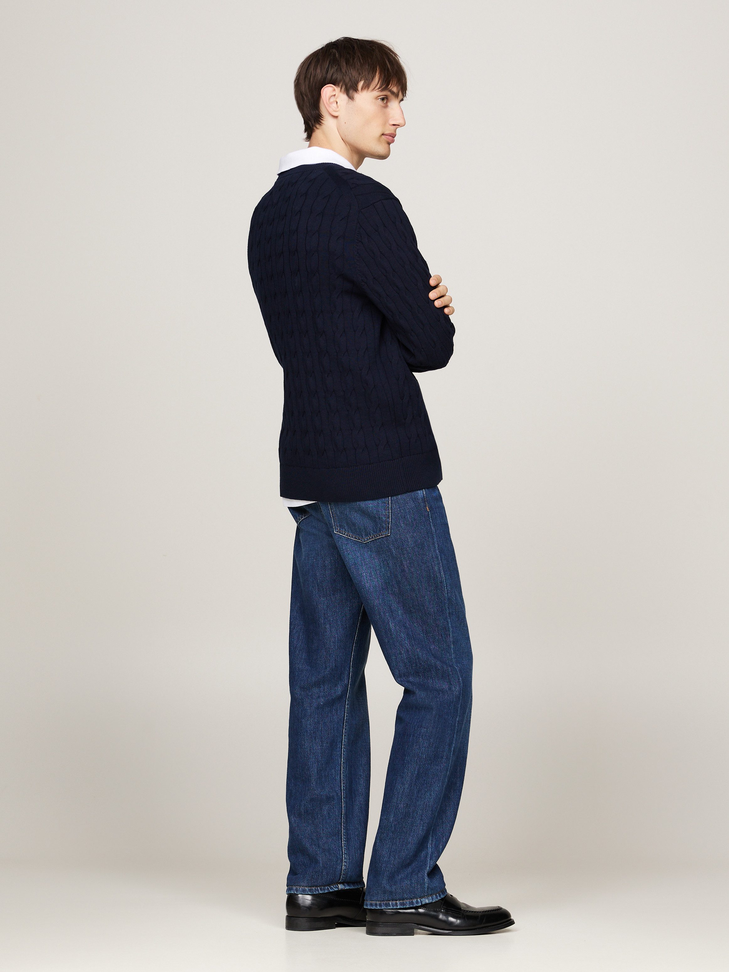 Tommy Hilfiger Gebreide trui CLASSIC CABLE CREW NECK