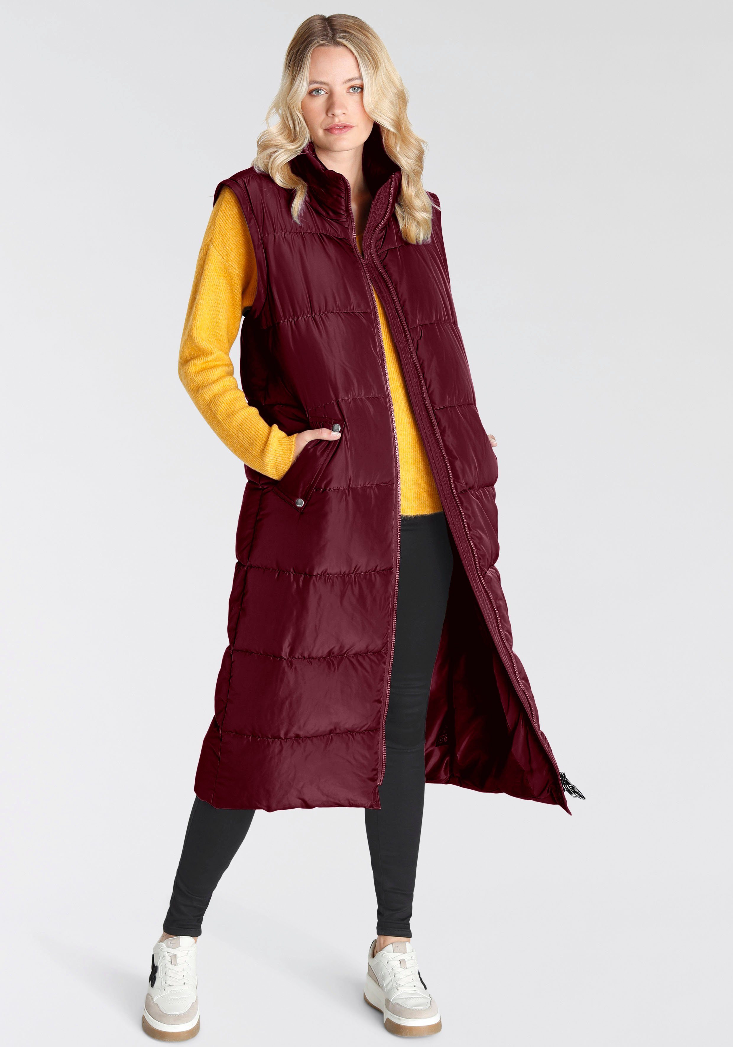 Only Gewatteerde jas ONLIRINA X-LONG 2IN1 PUFFER OTW