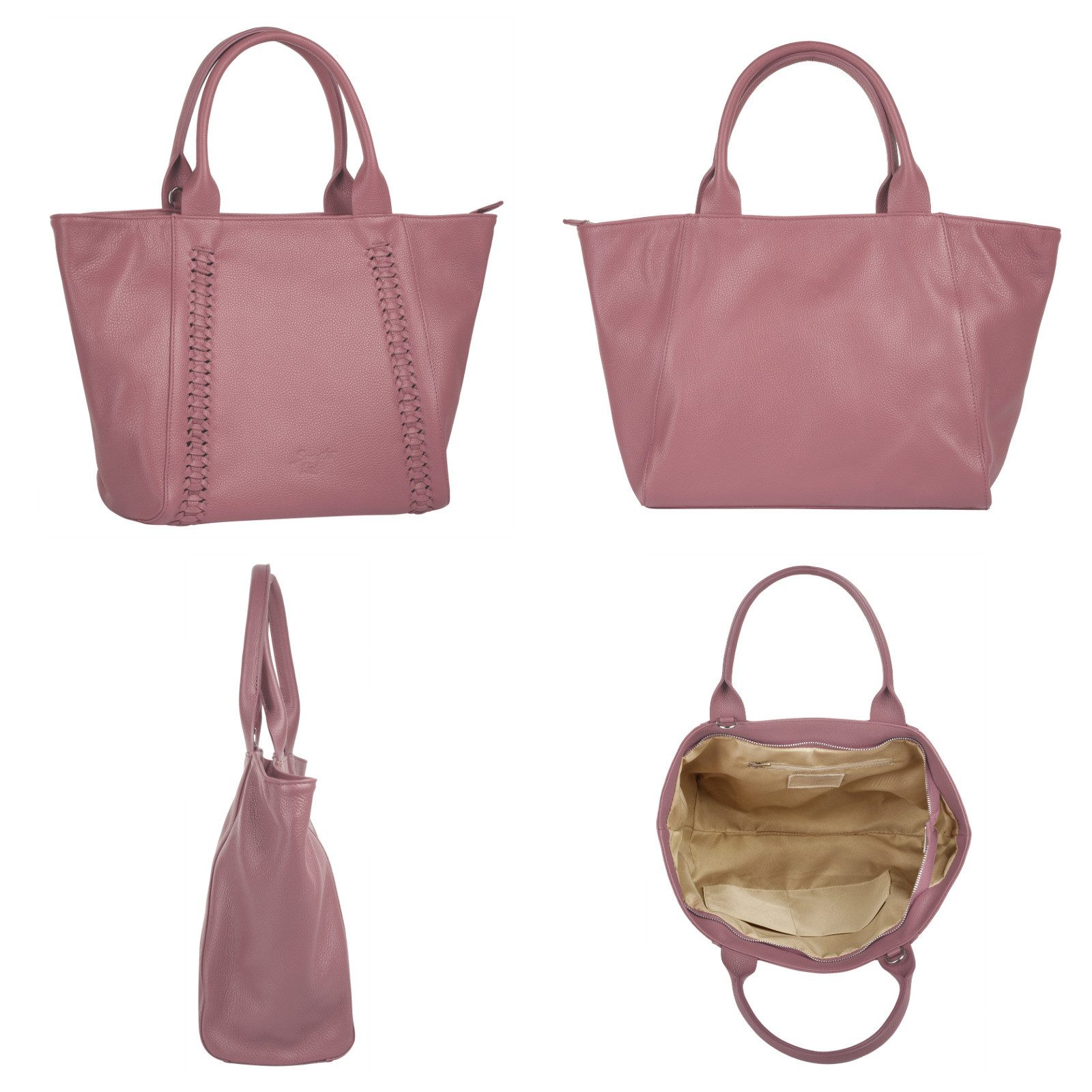 Samantha Look Shopper echt leer, made in italy