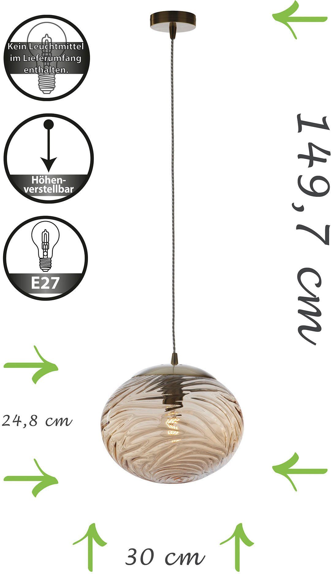 ECO-LIGHT Hanglamp Nereide hoogwaardig glas (1 stuk)