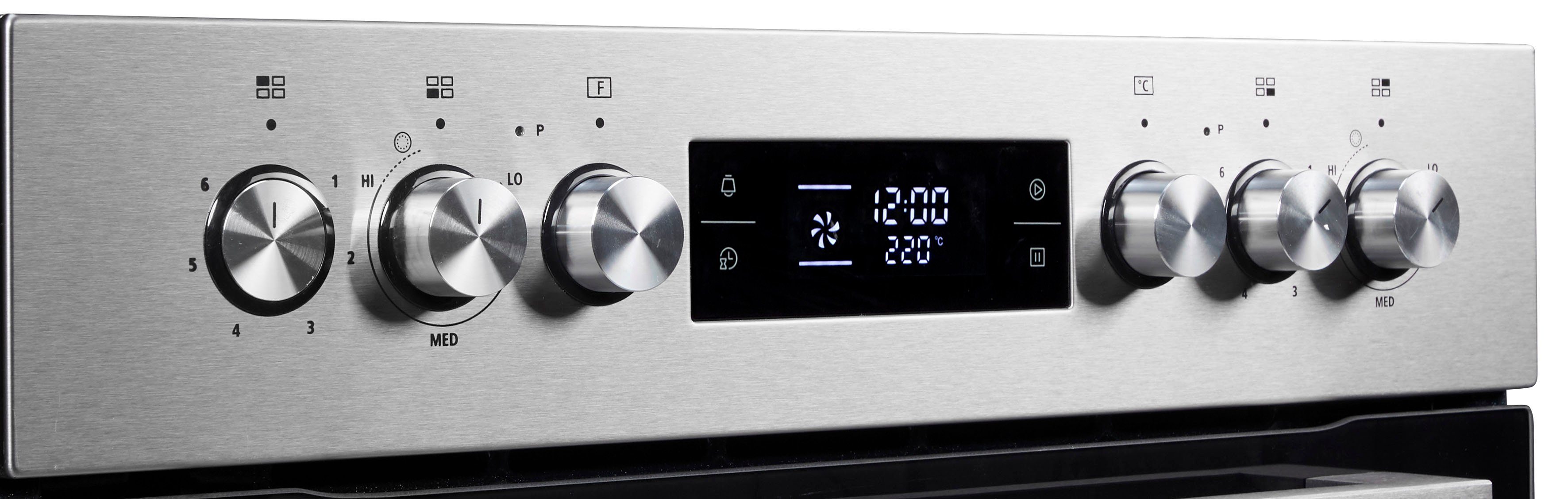 Hanseatic Inbouw elektrisch fornuisset HBCO7010PA1 + HC46066CB Levering zonder aansluitsnoer (elektricien vereist voor aansluiting)