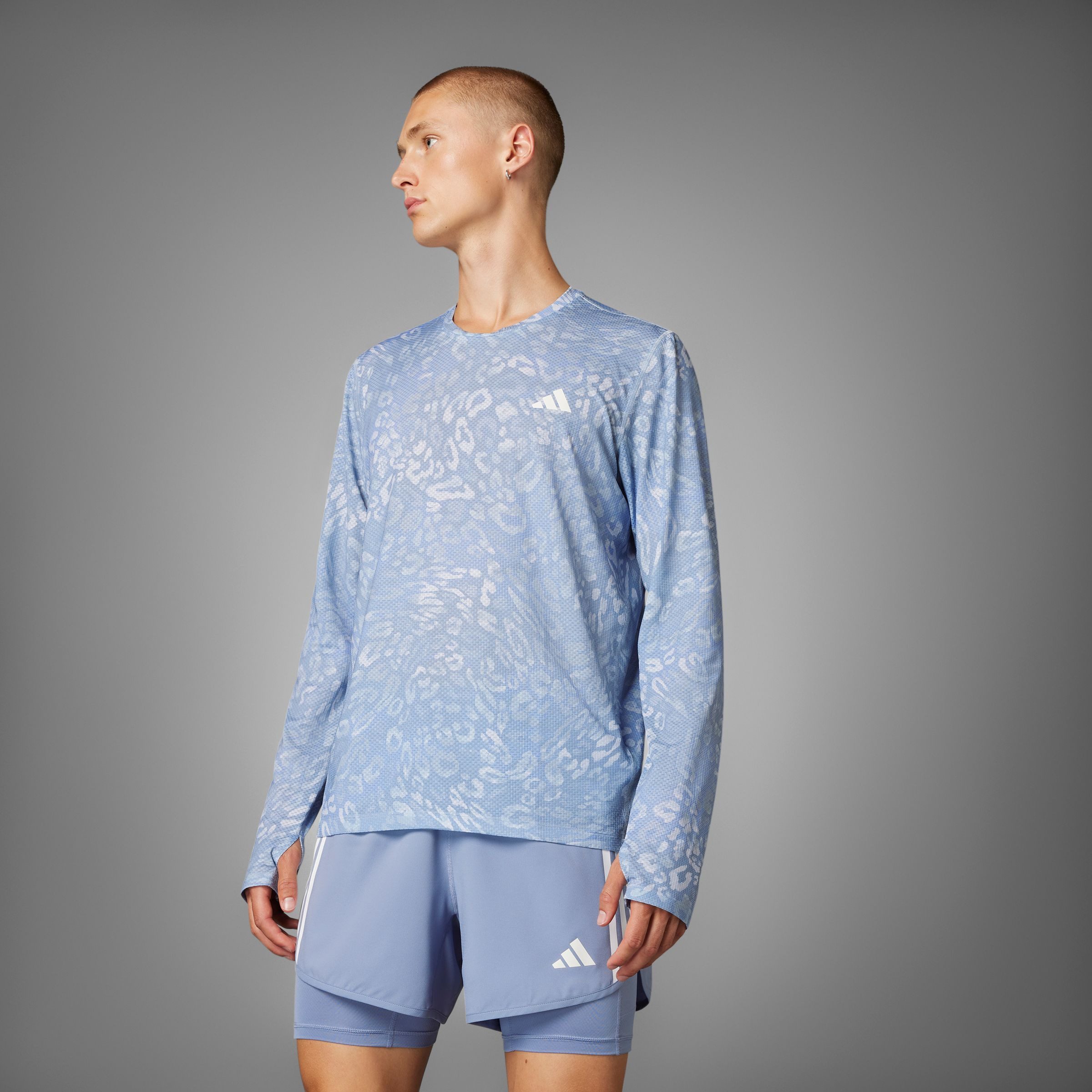 adidas Performance Runningshirt OTR E AOP LS M