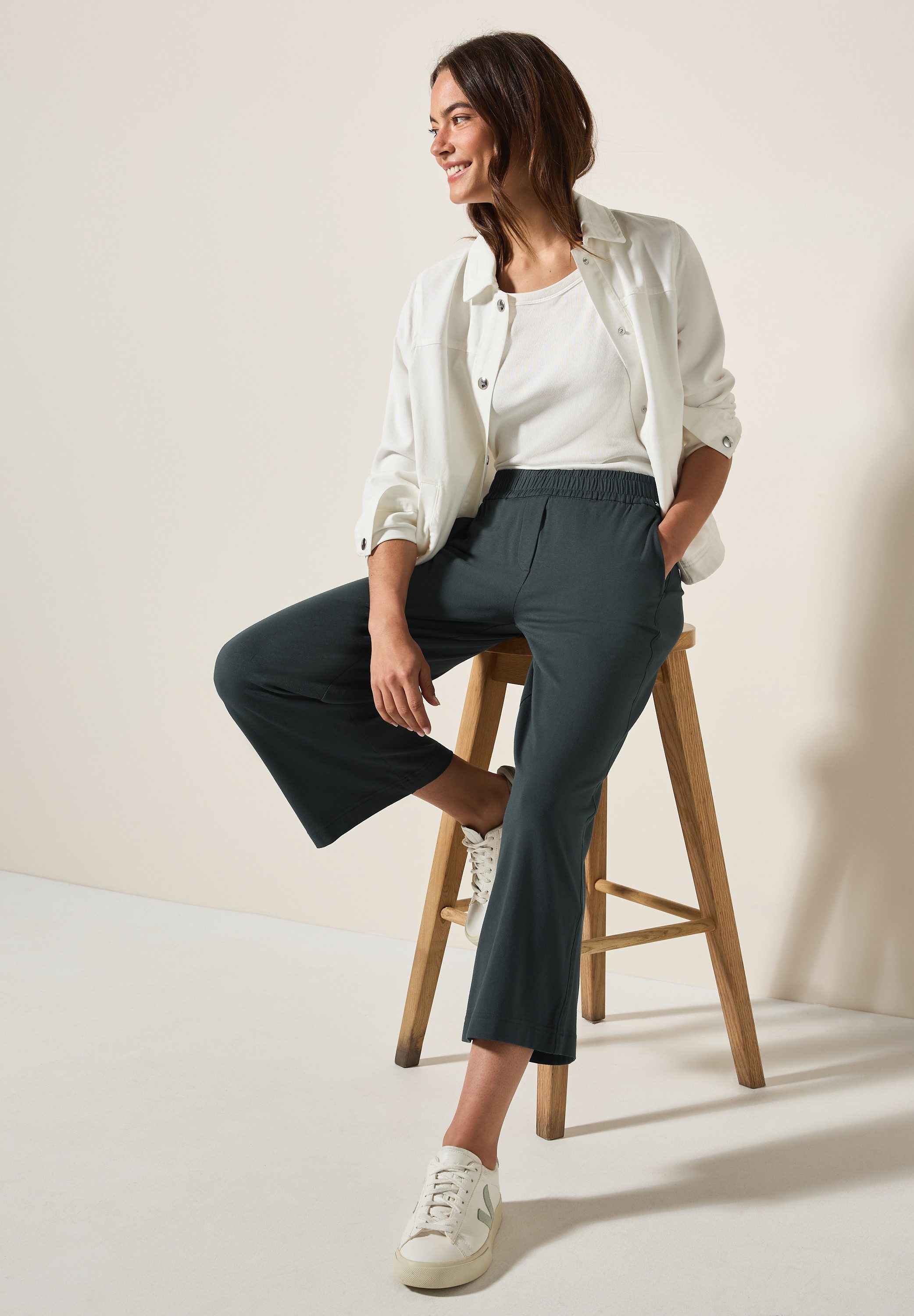 Cecil Culotte Style Neele , zachte viscosemix met stretchgehalte