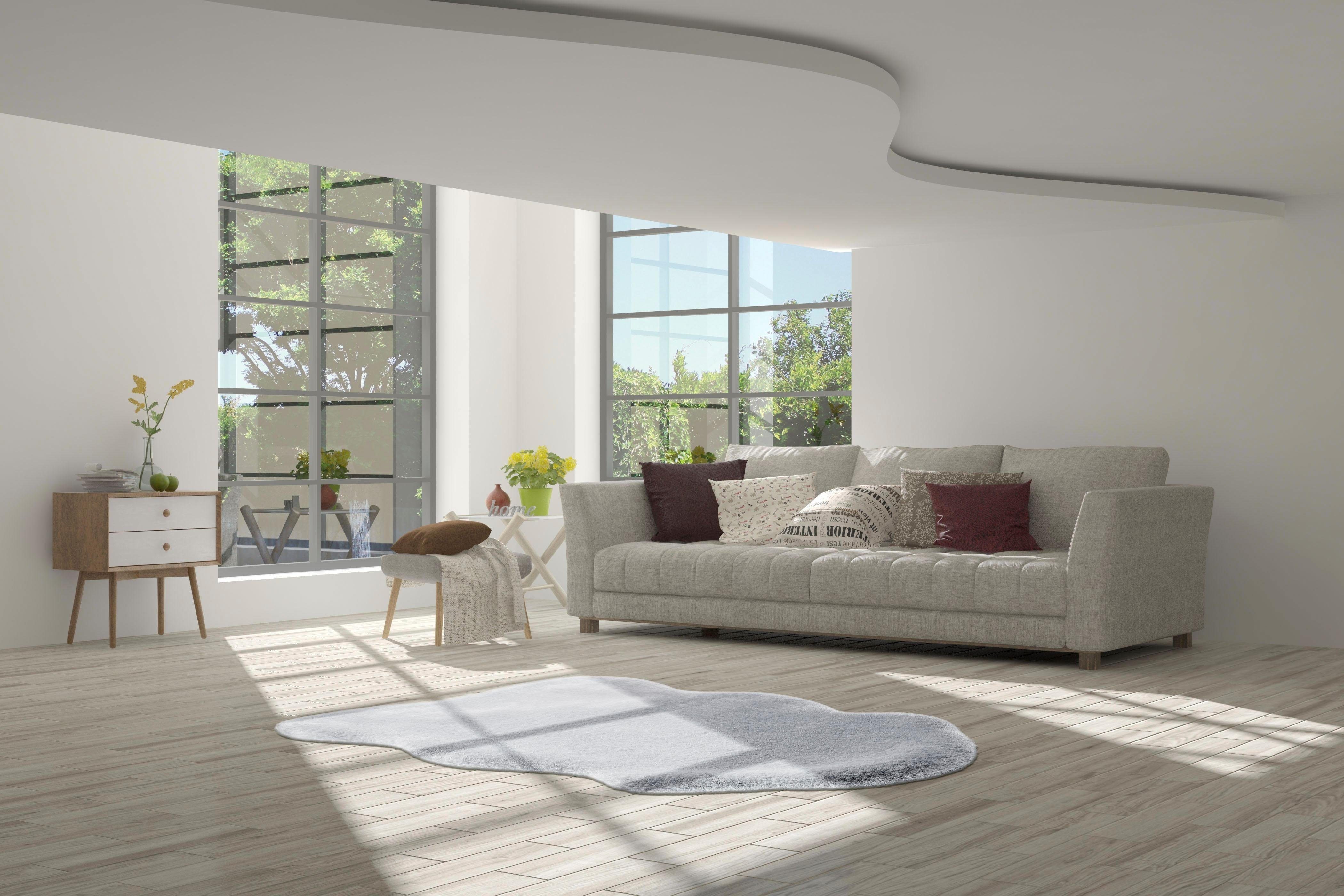 calo-deluxe Vachtvloerkleed Vogezen 200 handgetuft, kunstbont, woonkamer