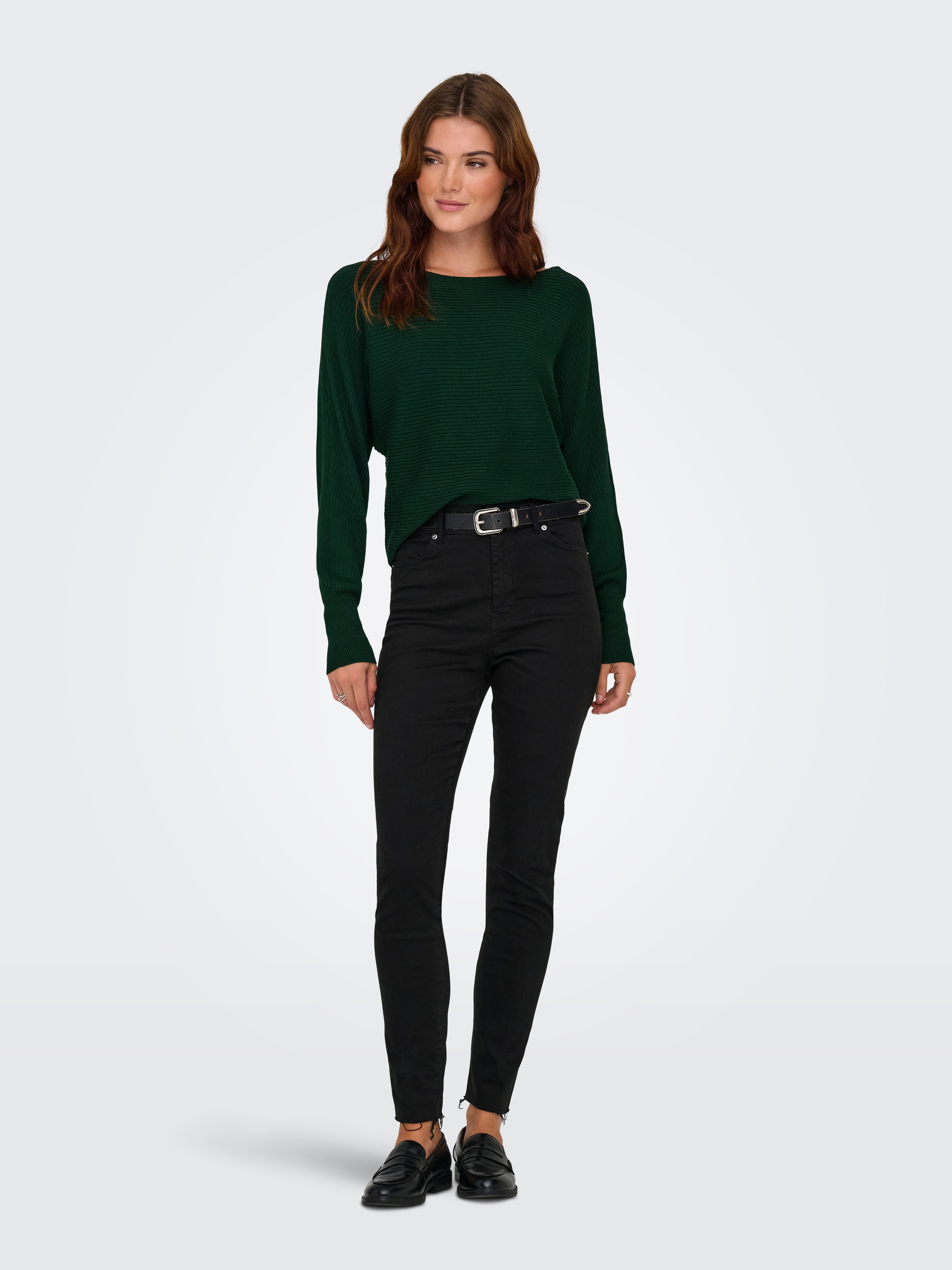 Only Gebreide trui ONLADALINE L/S SHORT PULLO KNT NOOS