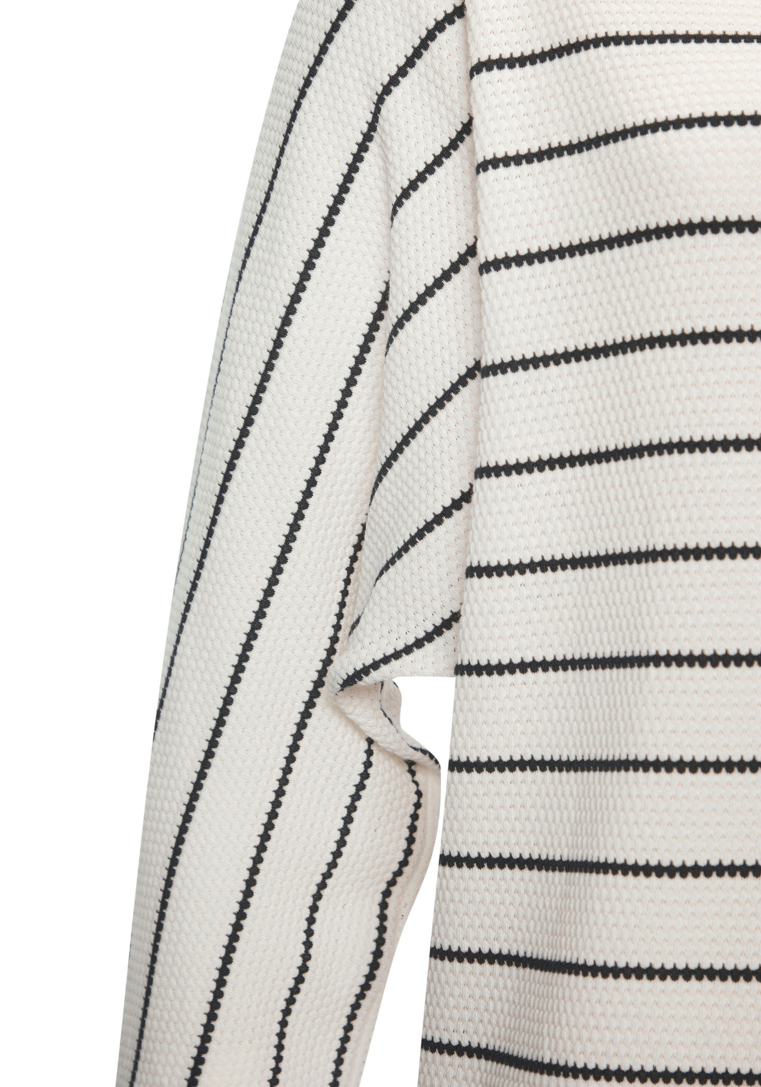 Vivance Shirt met 3/4 mouwen Met modieuze streepstructuur