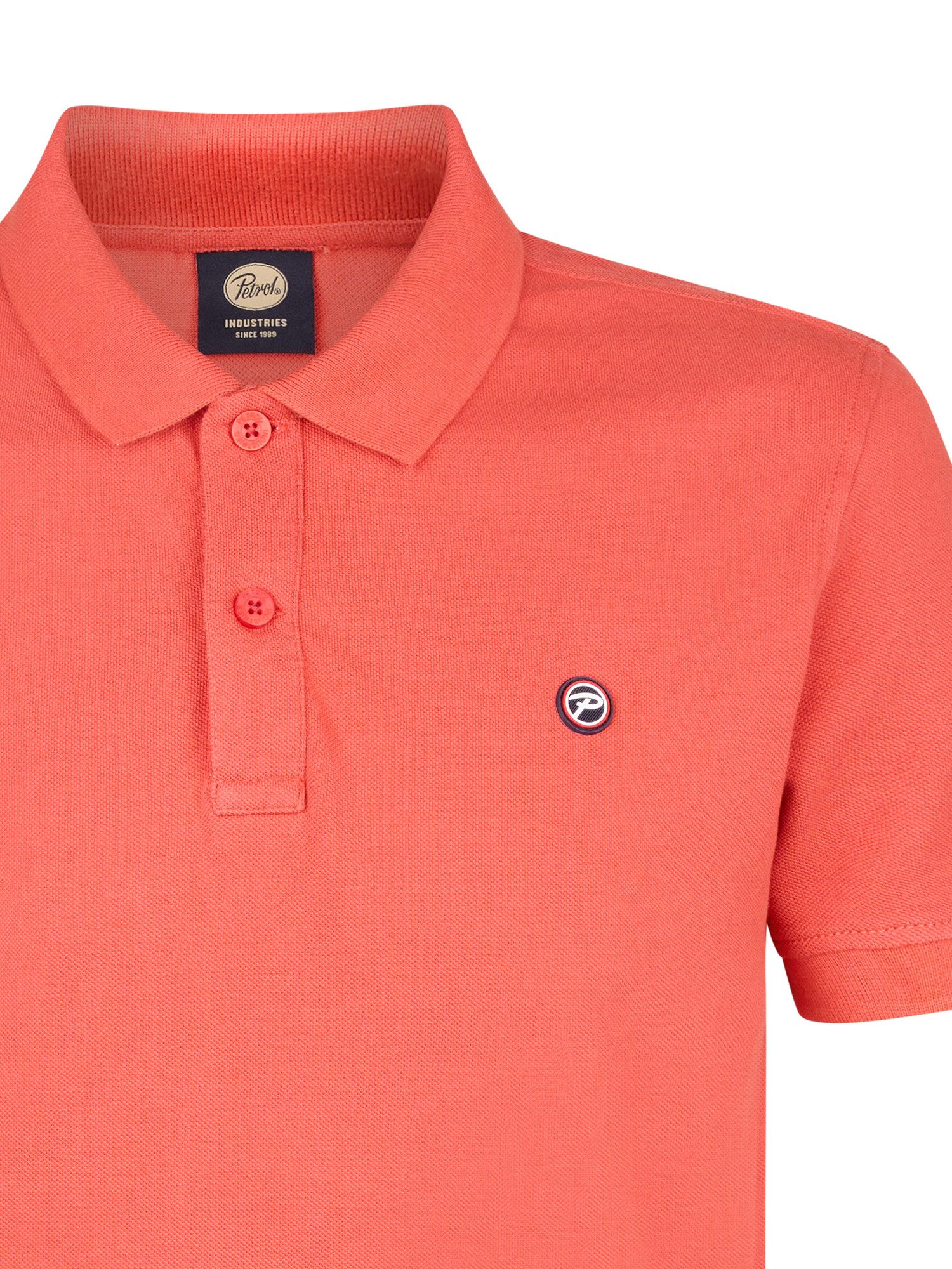 Petrol Industries Poloshirt met geborduurd logo