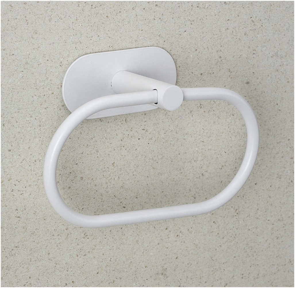 WENKO Handdoekring Turbo-Loc® model Orea van edelstaal, bevestigen zonder boren