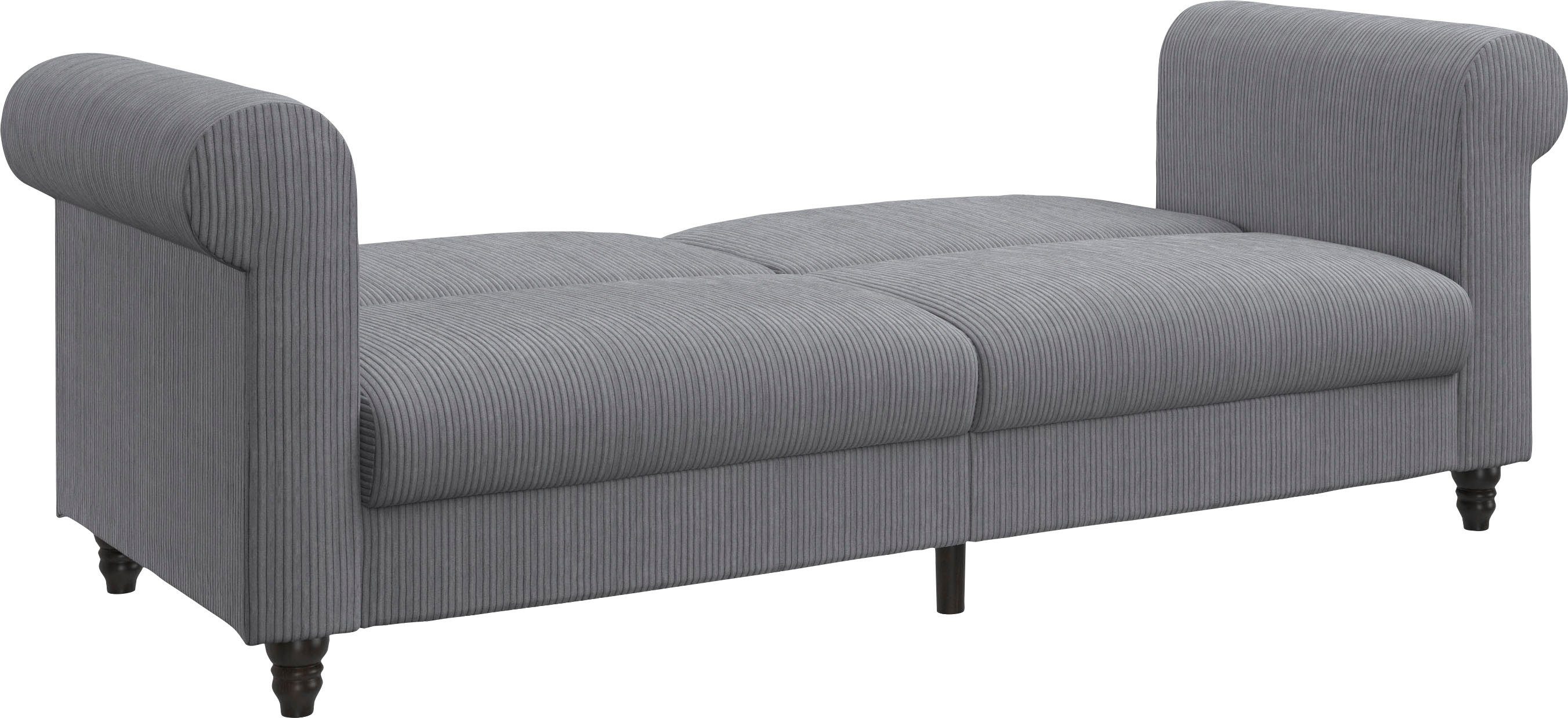 Dorel Home 3-zitsbank Felix II, slaapbank 236 cm(ligoppervlak 108 x 190 cm), rugleuning