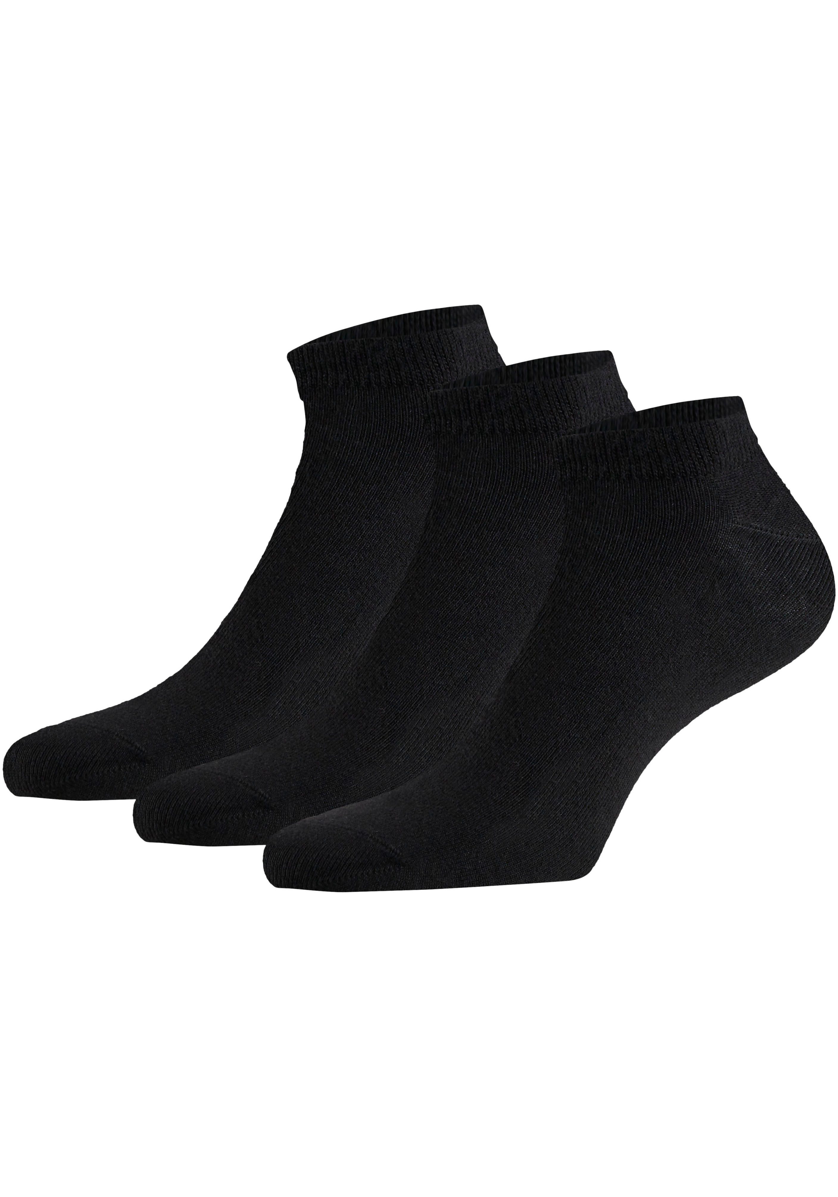 Apollo Korte sokken Sneakersokken van bamboe aangenaam comfort en perfecte pasvorm! (6 paar Set van 3)